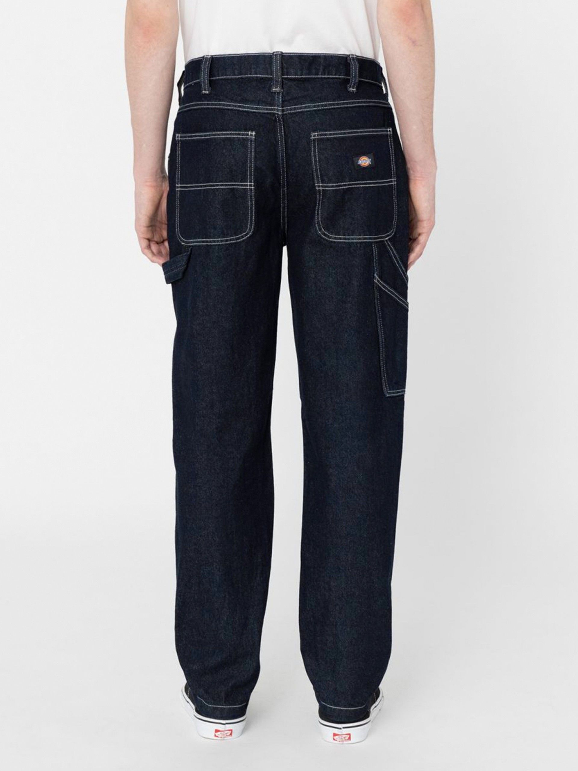 Calças de Ganga Dickies Garyville Denim Azuis