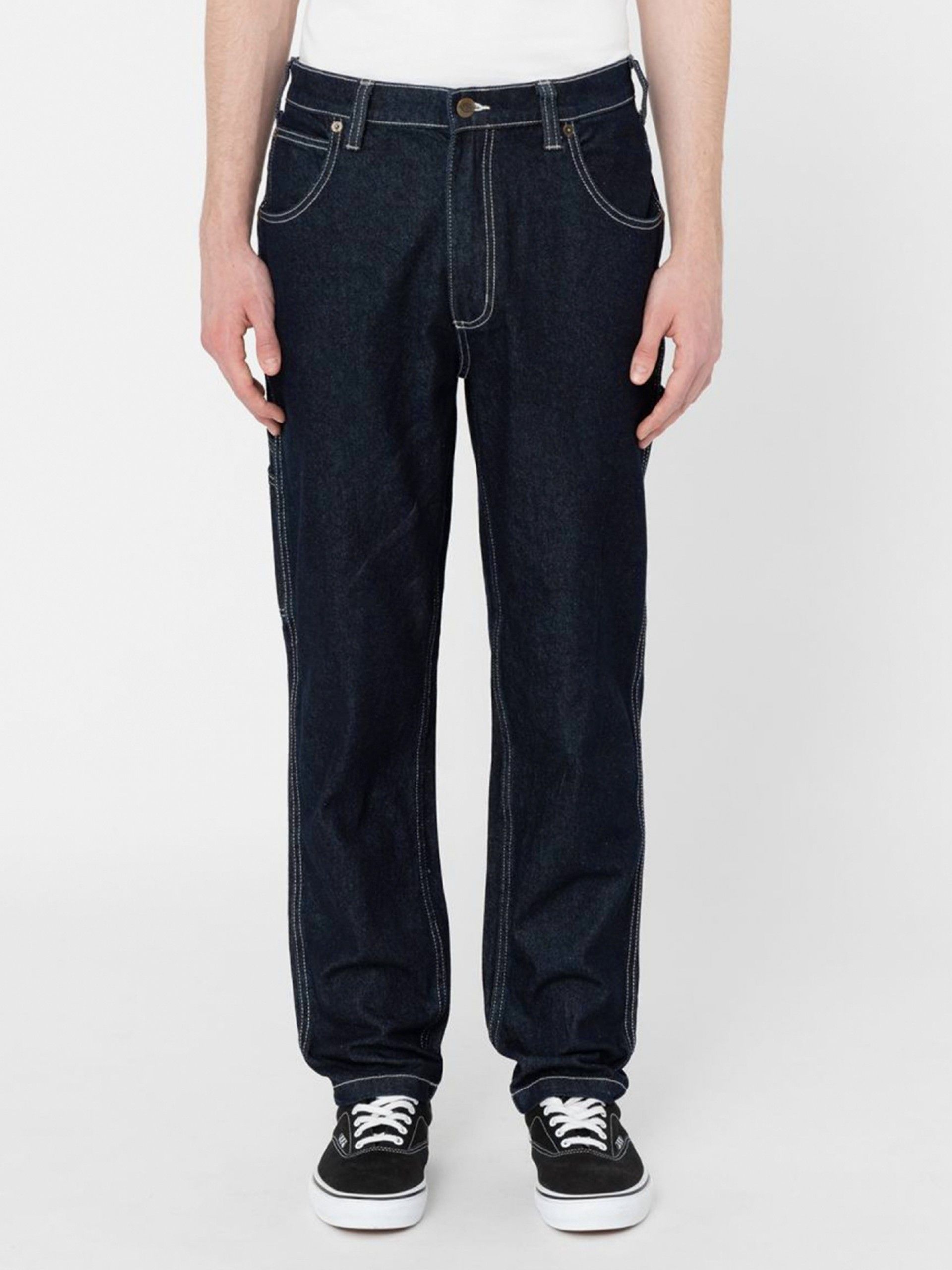 Calças de Ganga Dickies Garyville Denim Azuis