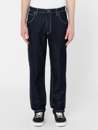 Calas de Ganga Dickies Garyville Denim Azuis