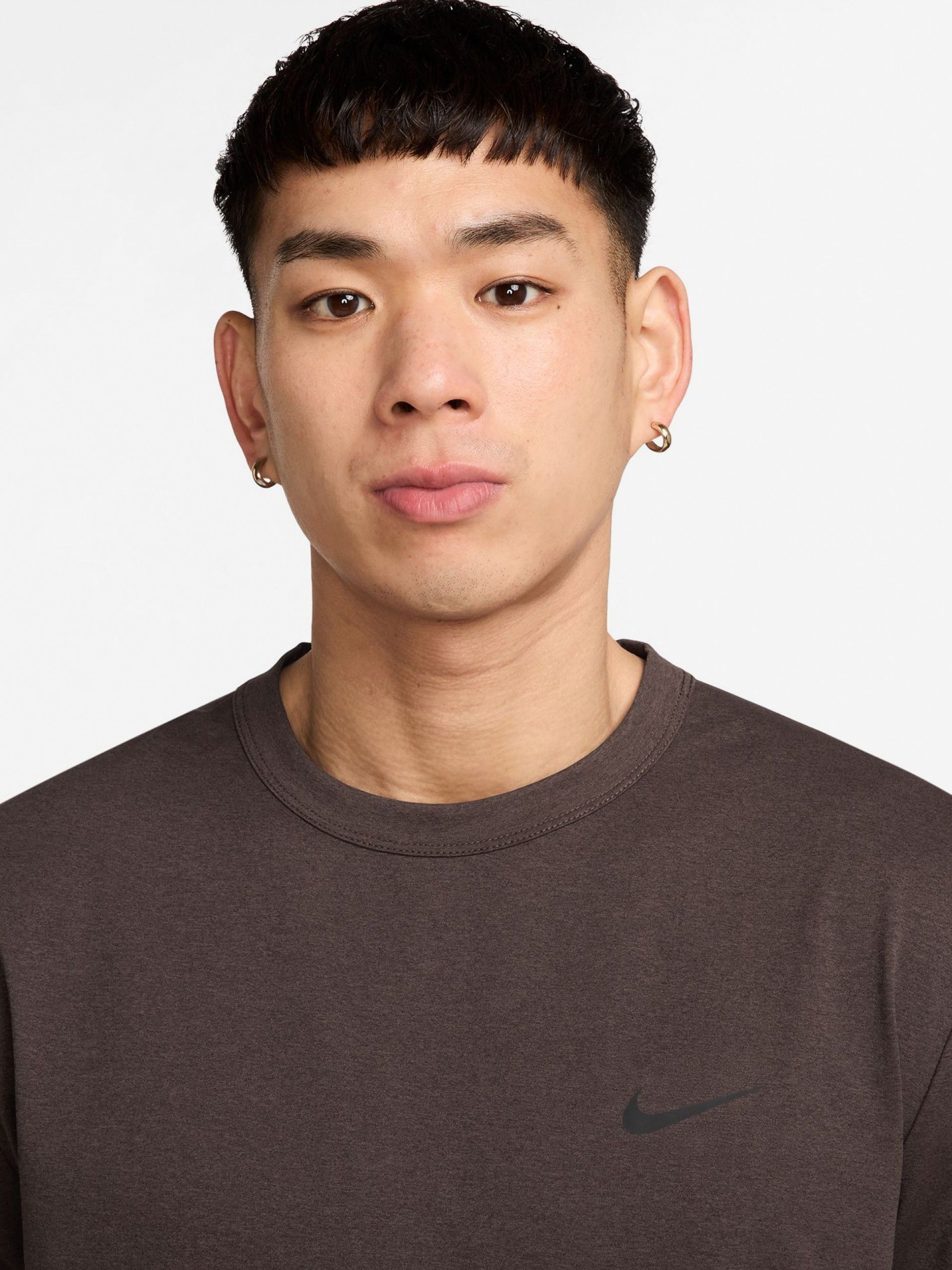 T-shirt de Treino Nike Hyverse Dri-FIT UV Castanha Para Homem