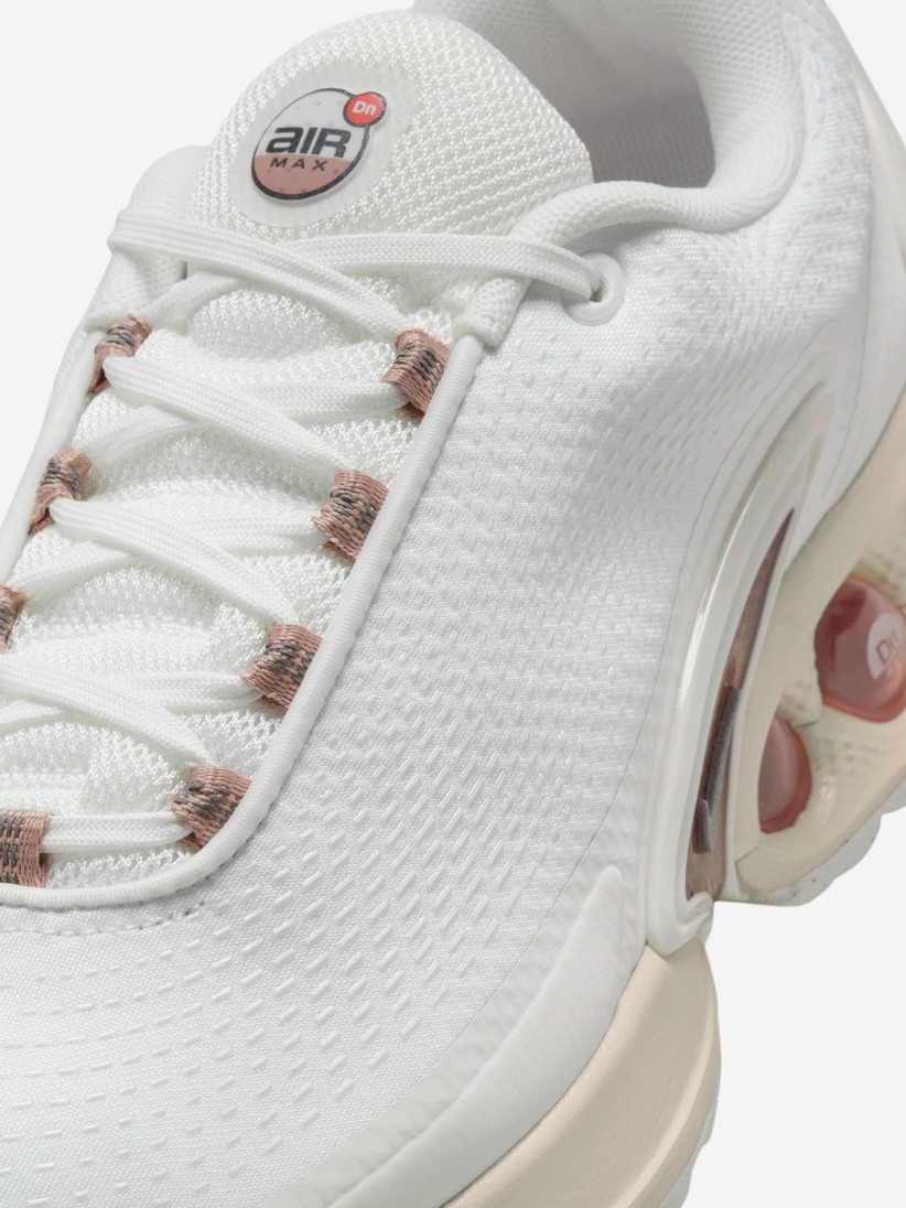 Sapatilhas Nike Air Max DN Tech Brancas e Rosa Para Mulher