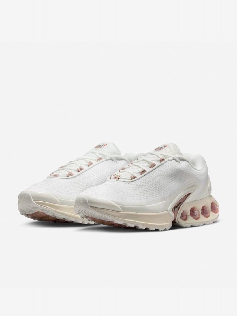 Sapatilhas Nike Air Max DN Tech Brancas e Rosa Para Mulher