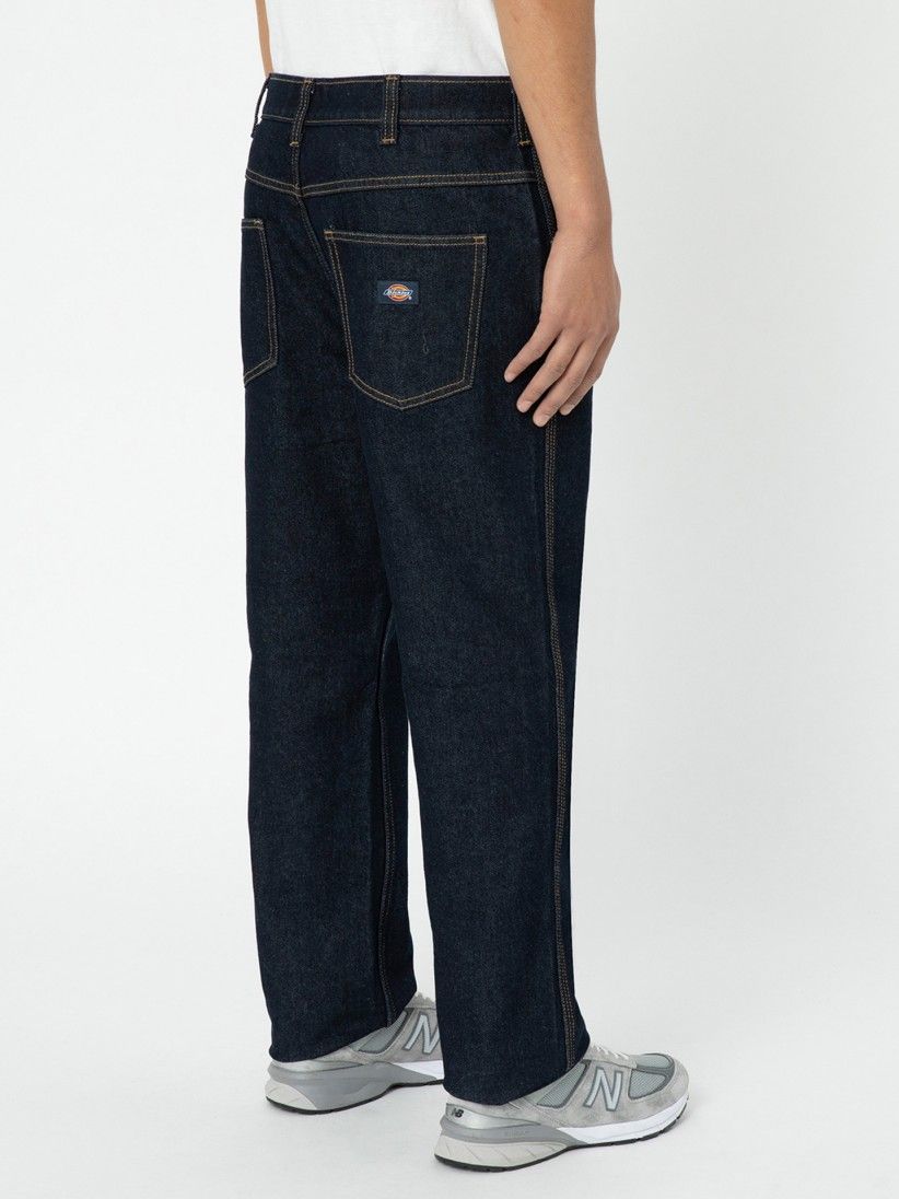 Calas de Ganga Dickies Houston Denim Azuis