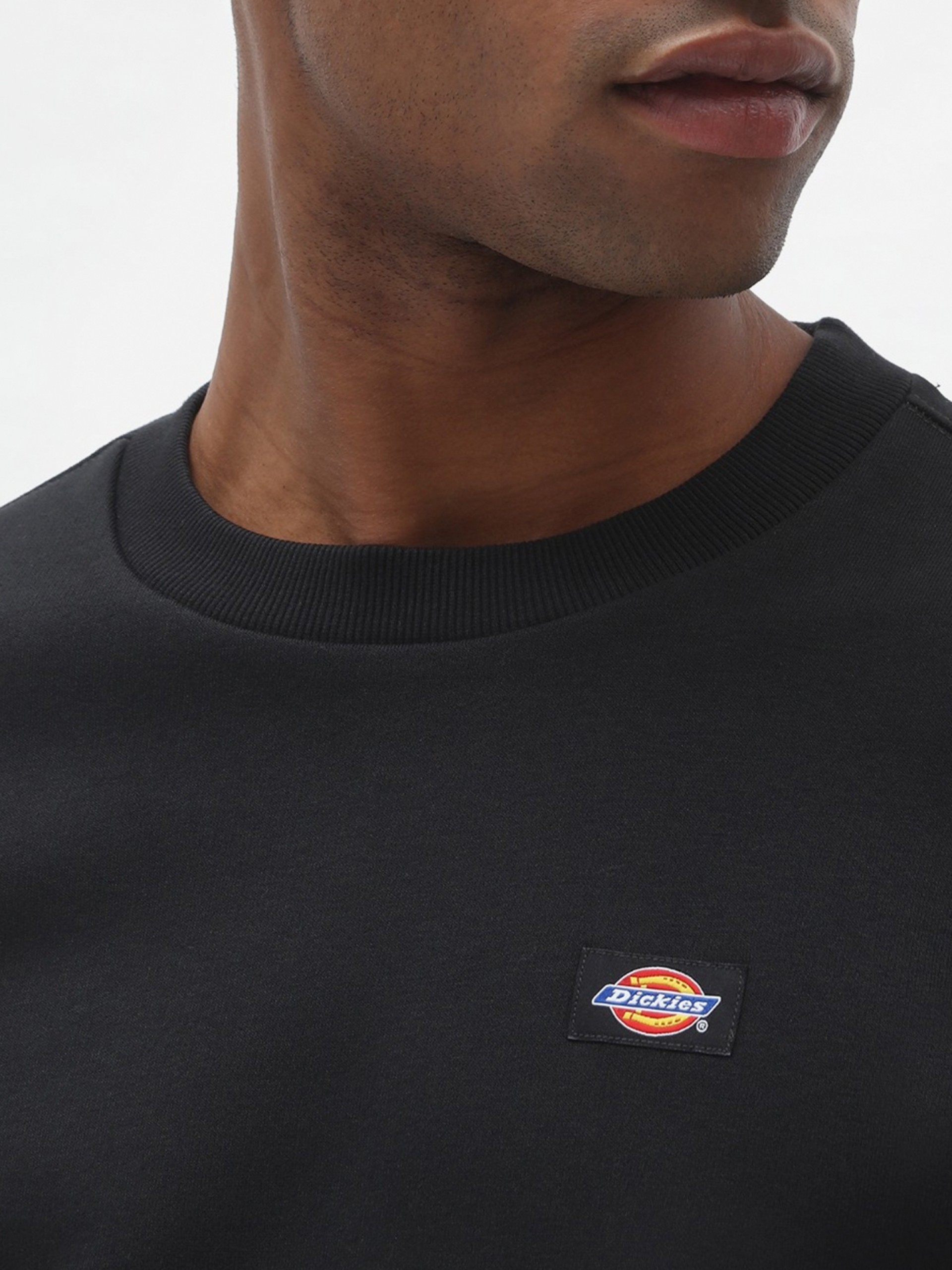 Camisola Dickies Oakport Crew Neck Preta