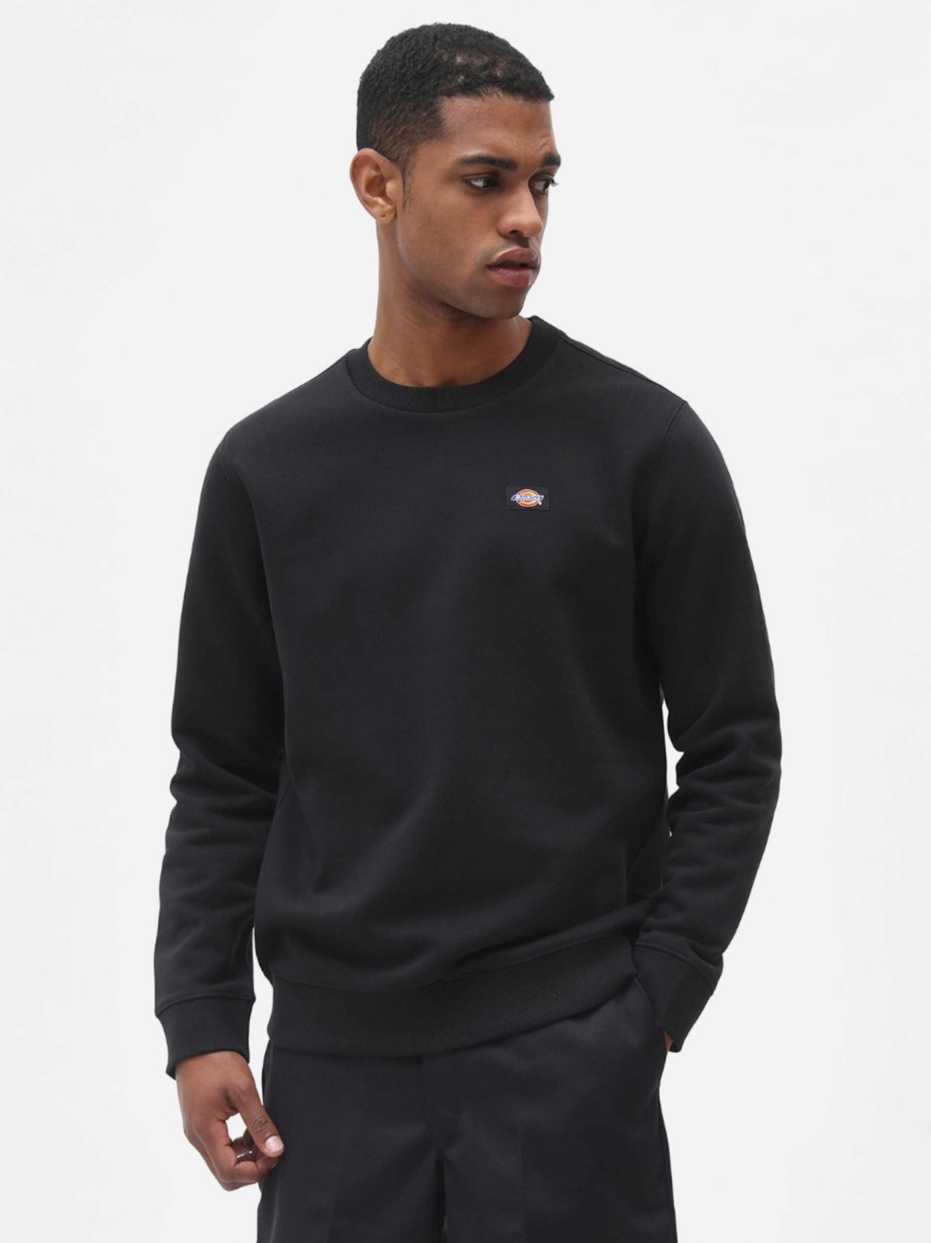 Camisola Dickies Oakport Crew Neck Preta