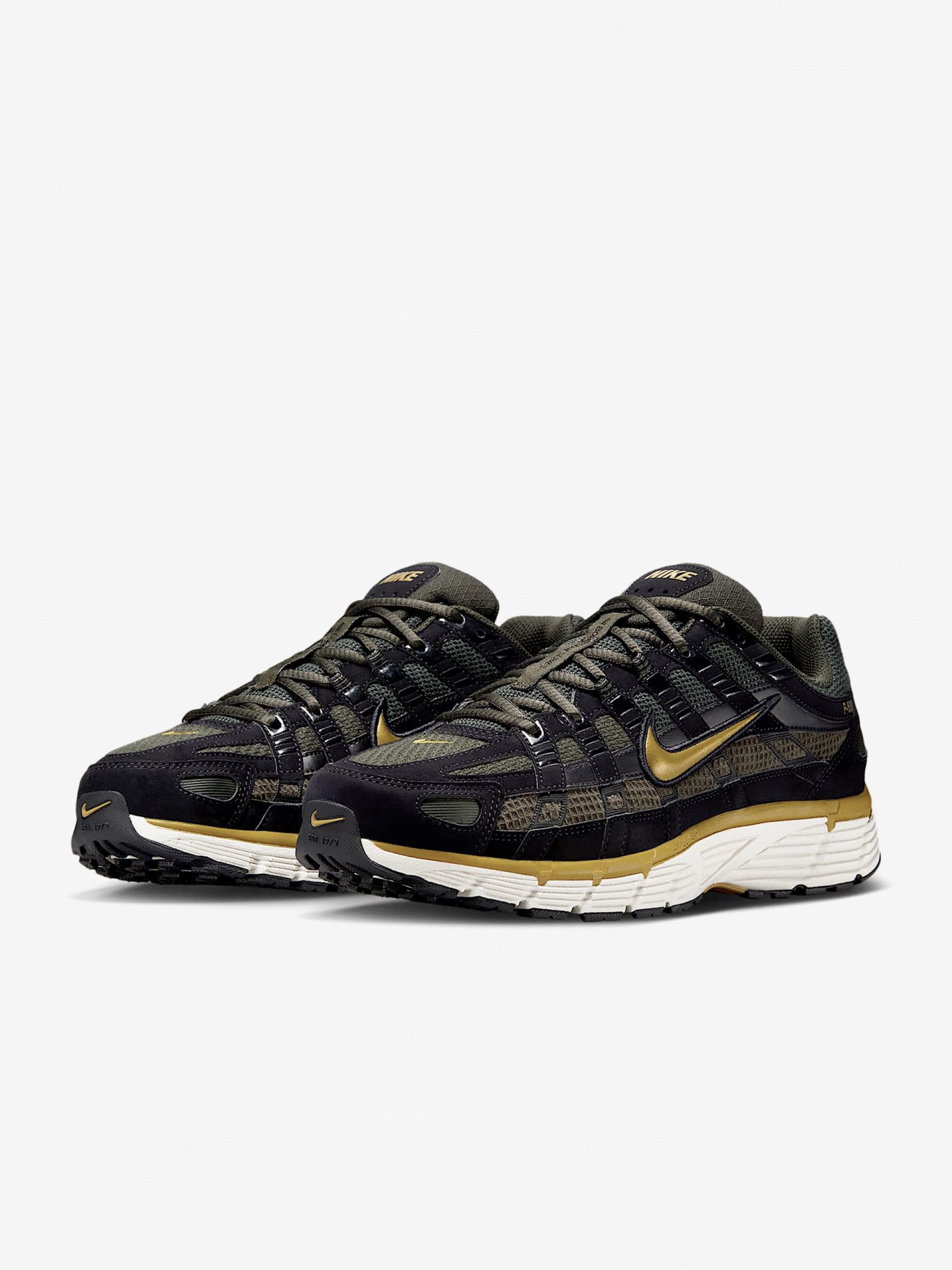 Zapatillas Nike P-6000 SE Verdes y Negras Para Hombre