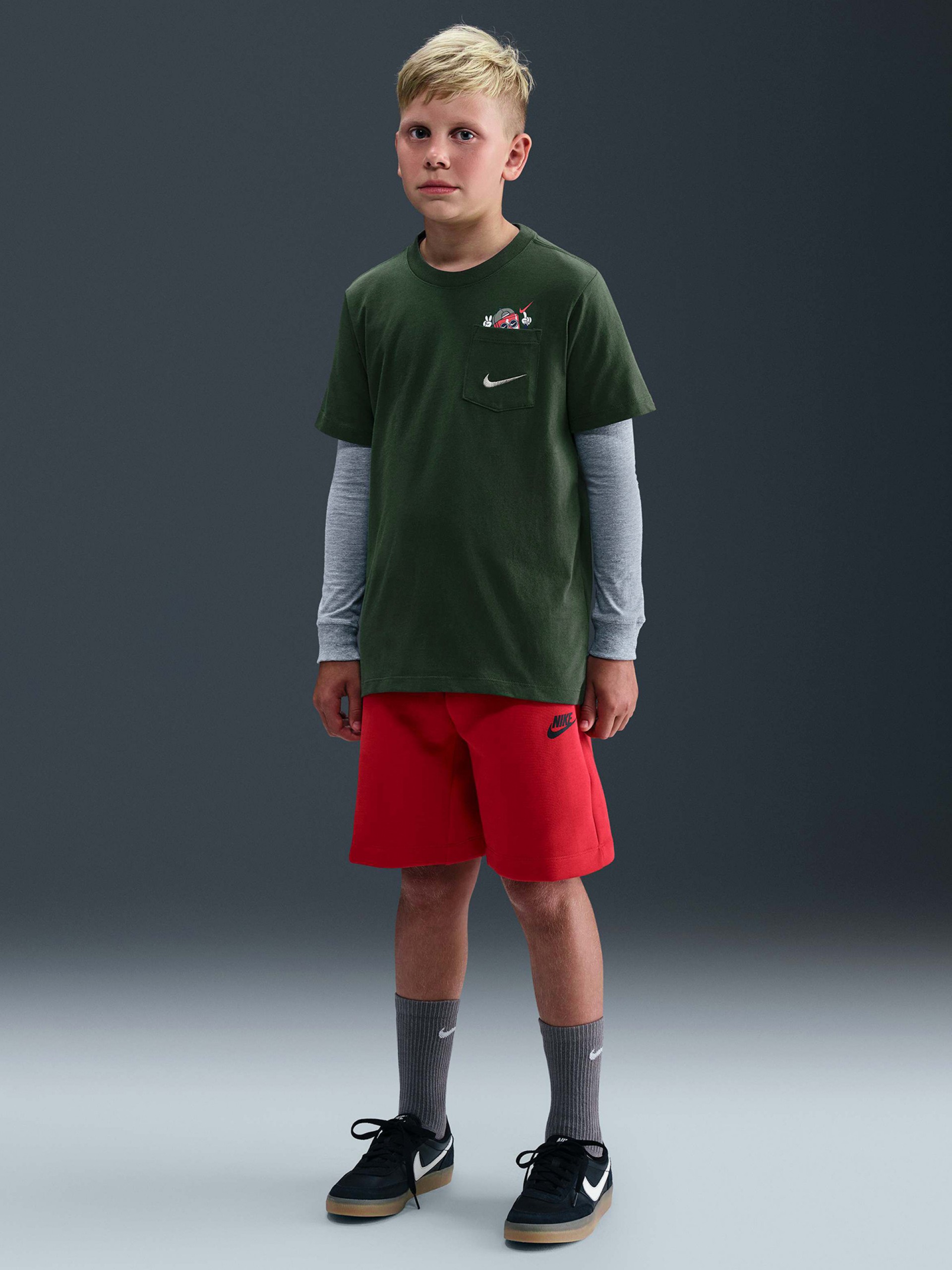 T-shirt Nike Sportswear Júnior Verde