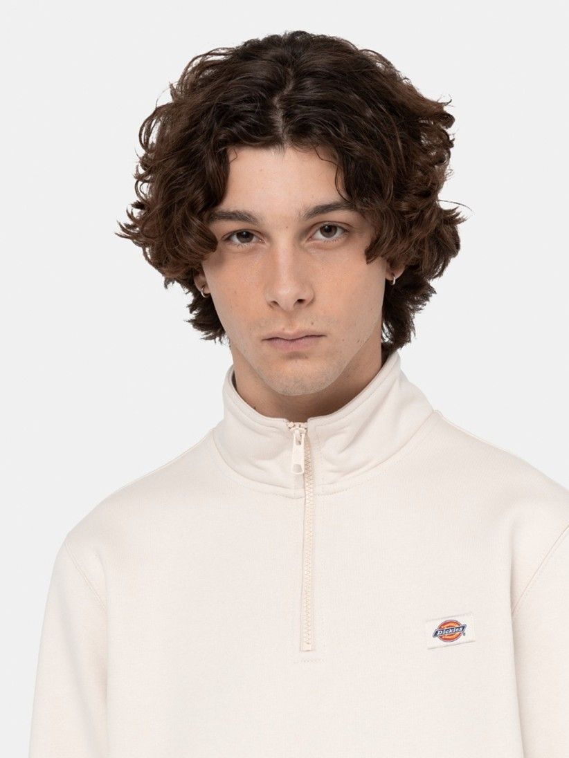 Dickies Oakport Beige Zip Sweater