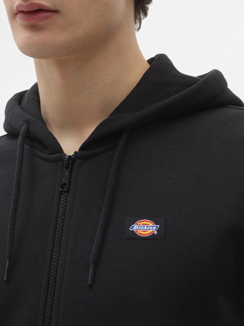 Chaqueta con Capucha Dickies Oakport Zip Negra