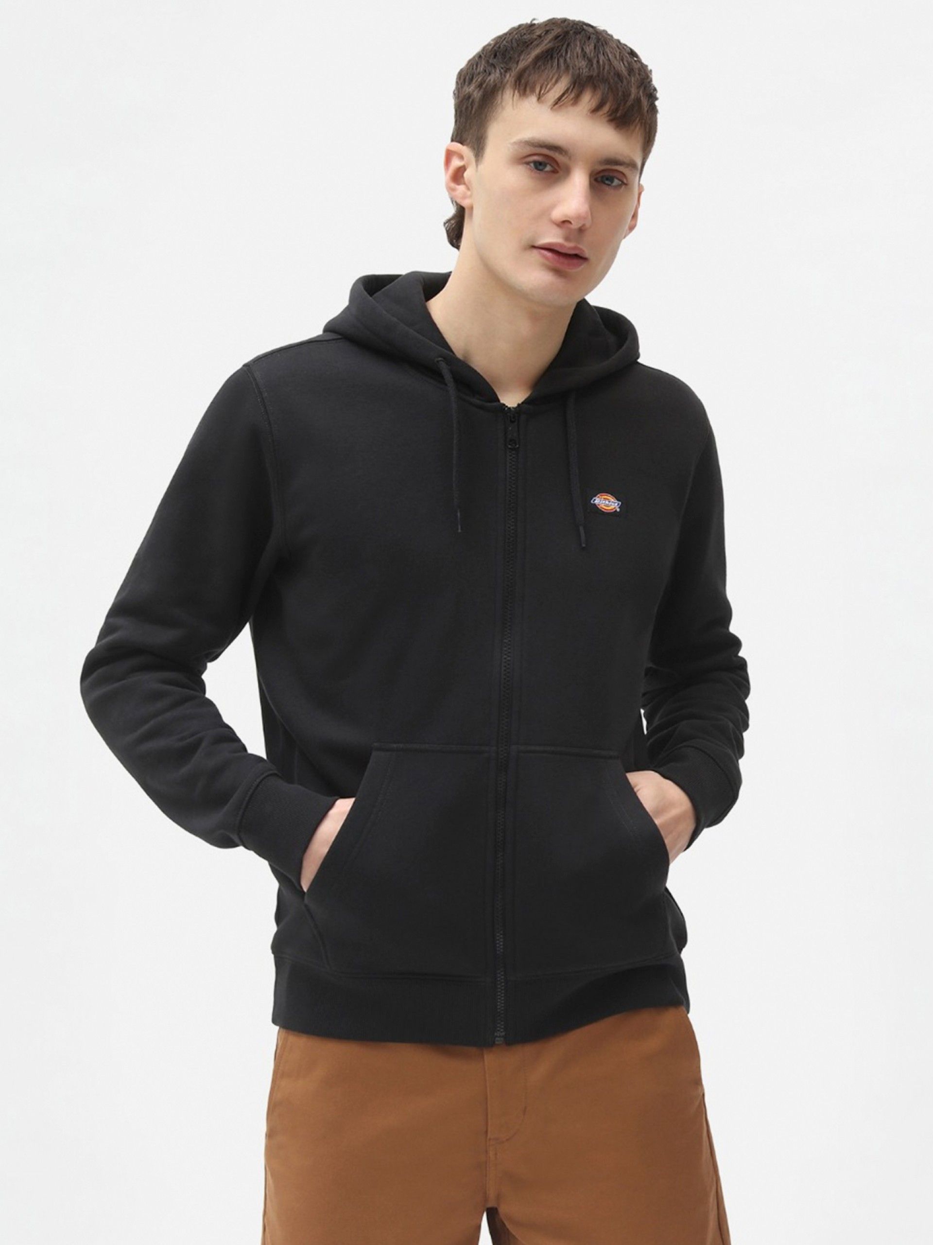 Casaco com Capuz Dickies Oakport Zip Preto