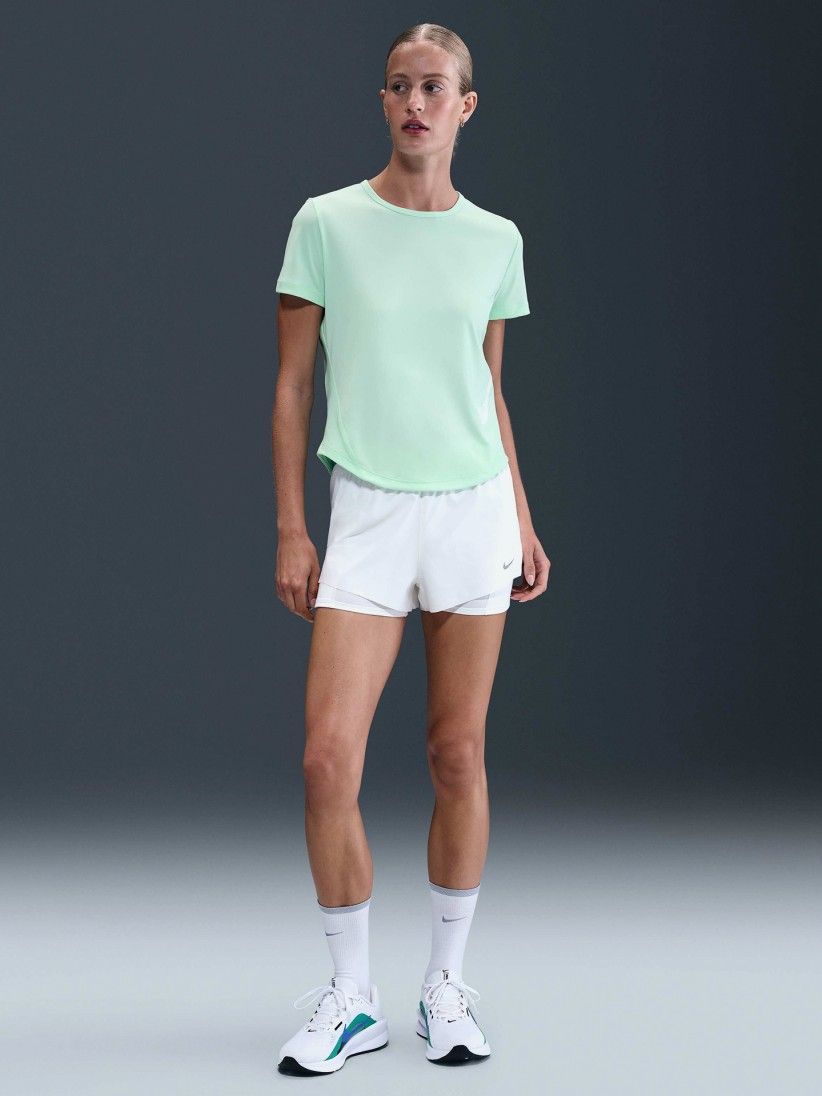 Nike Tempo Swoosh Run Green Running T-shirt For Women