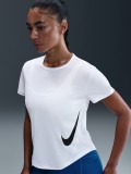 Nike Tempo Swoosh Run White Running T-shirt For Women
