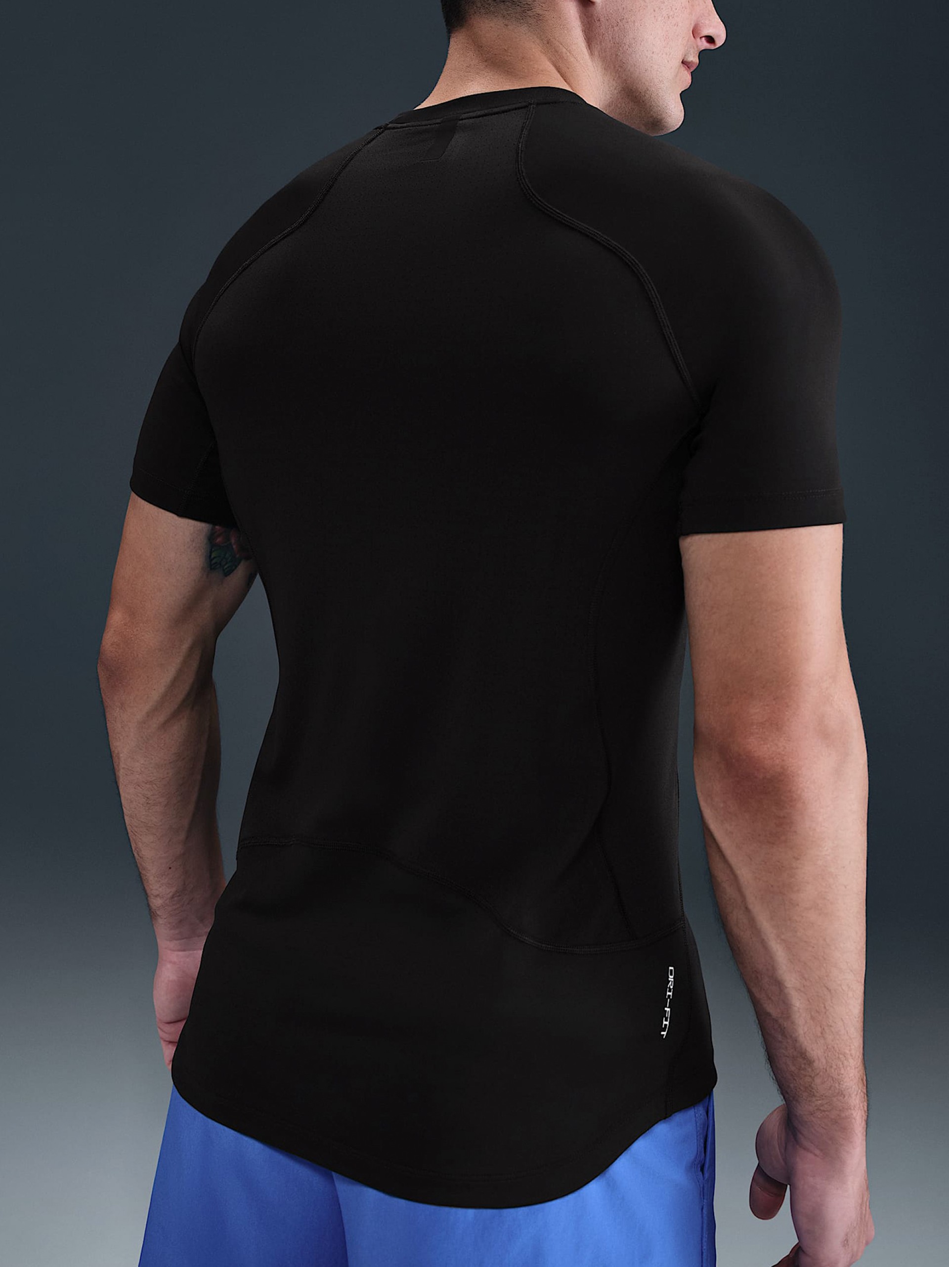 Camiseta de Entrenamiento Nike Pro Dri-FIT Negra Para Hombre