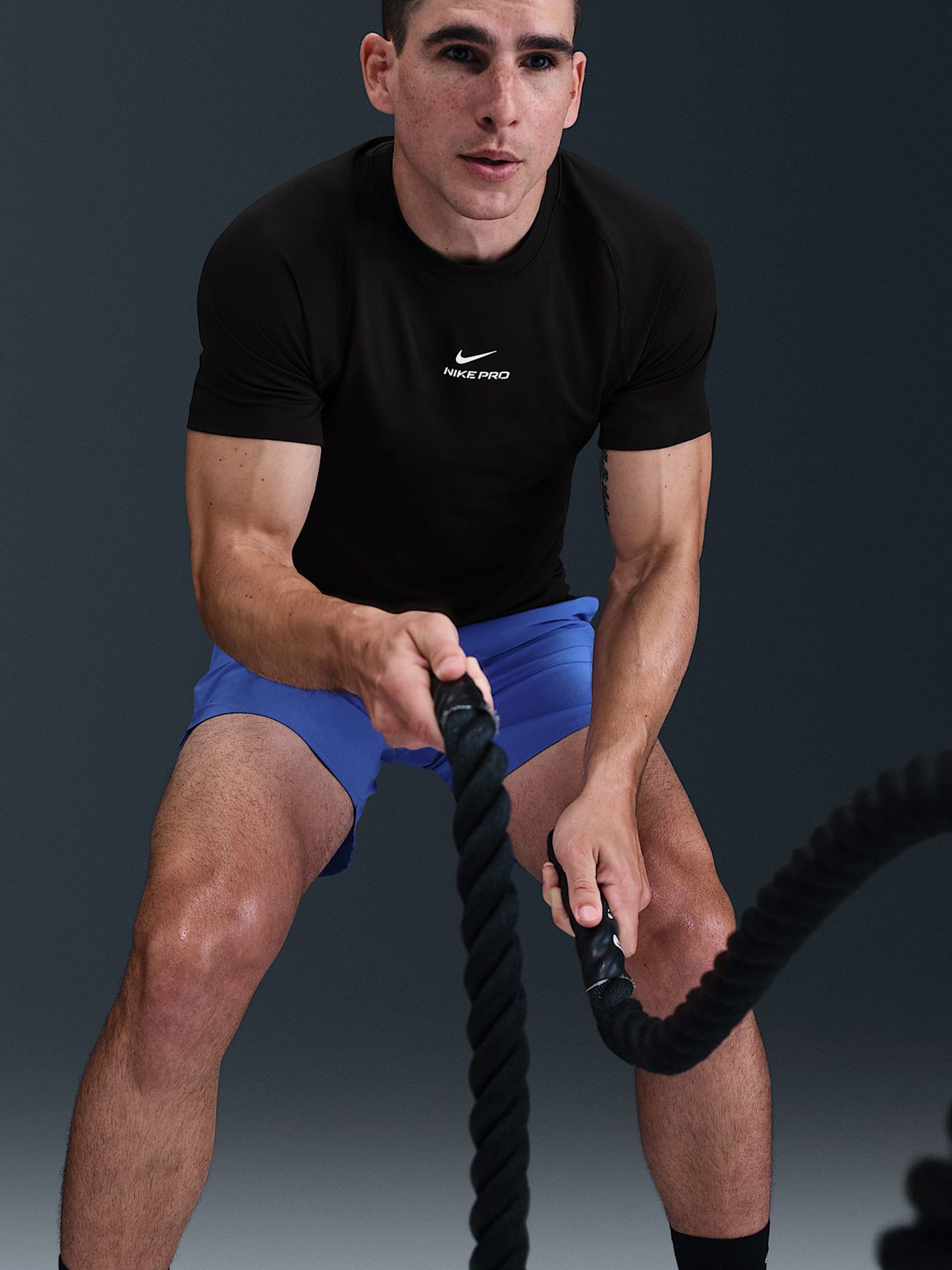 Nike Pro Dri-FIT Black Training T-shirt For Men