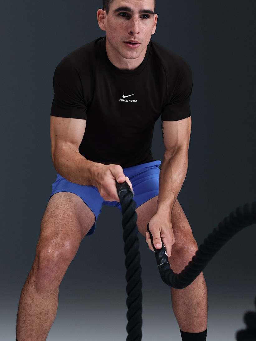 T-shirt de Treino Nike Pro Dri-FIT Preta Para Homem