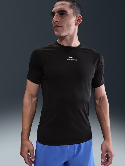 T-shirt de Treino Nike Pro Dri-FIT Preta Para Homem