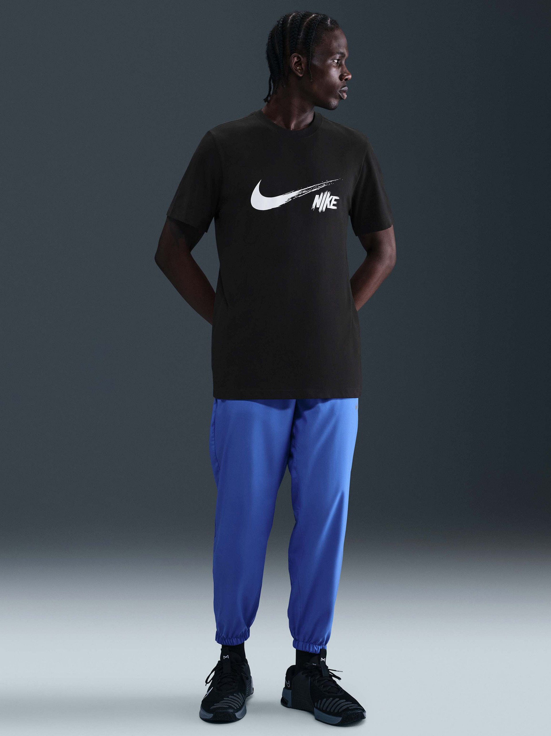 Camiseta de Entrenamiento Nike Dri-FIT Negra Para Hombre