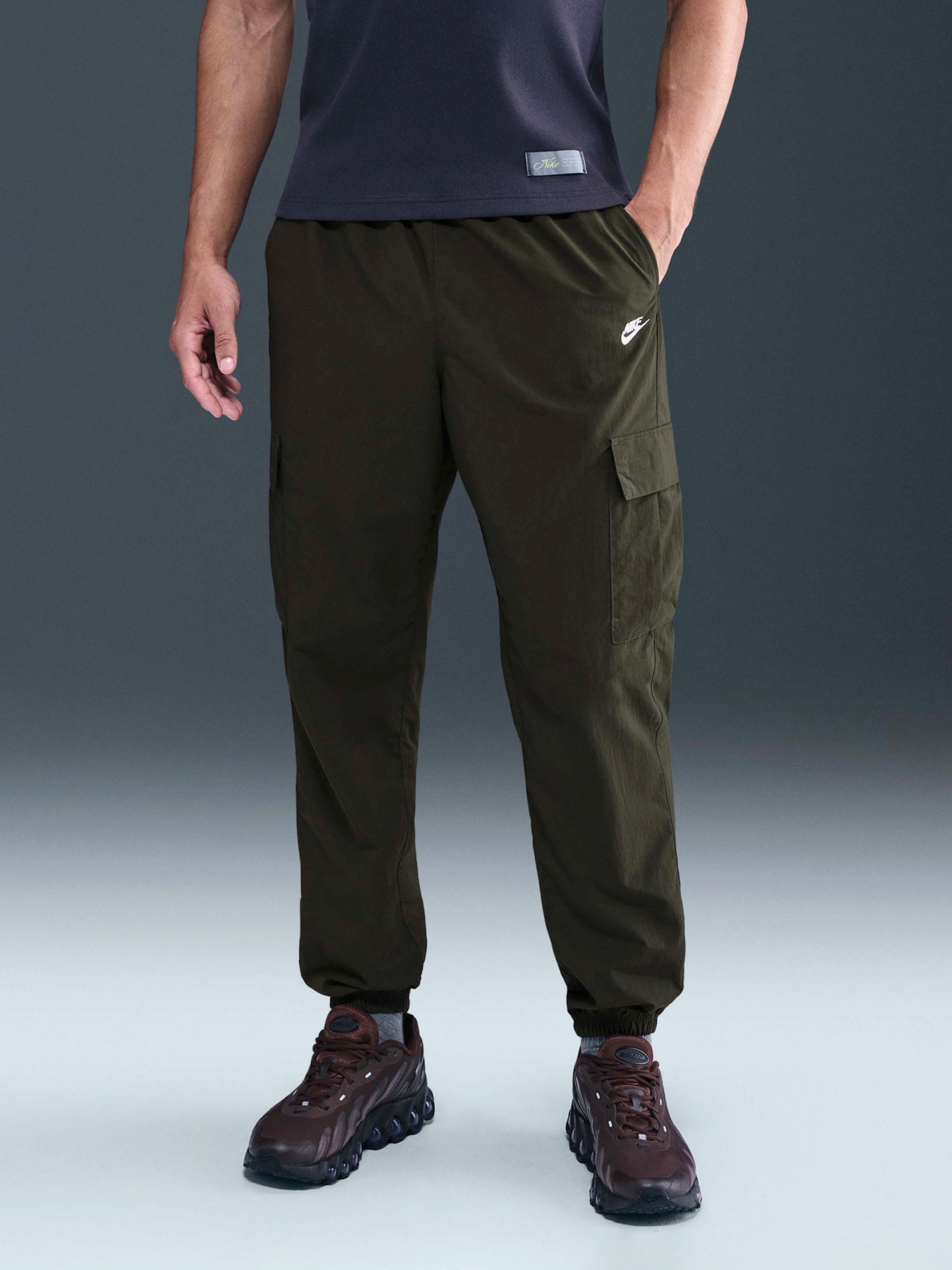 Nike Club Cargo Green Trousers For Men