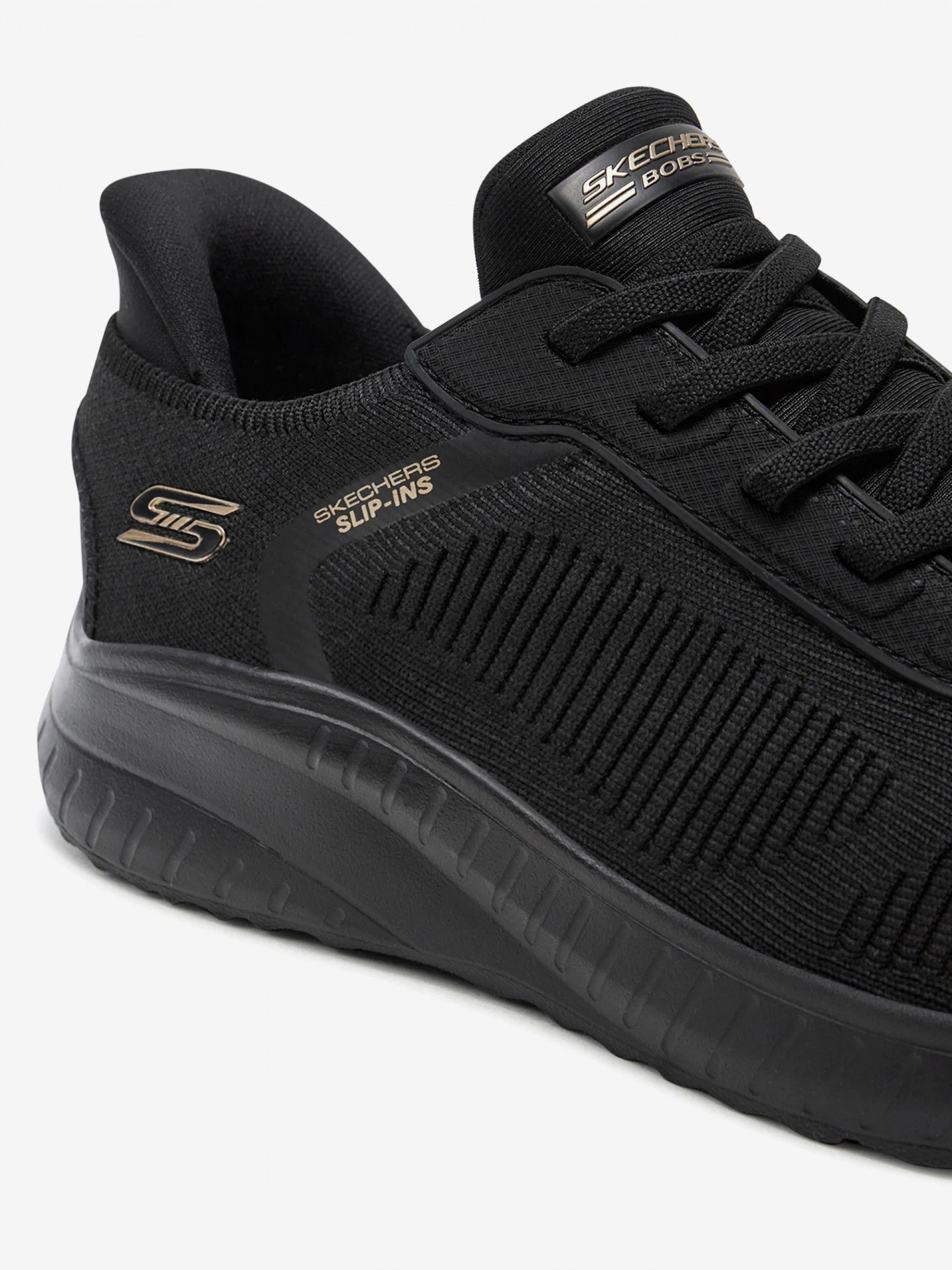 Sapatilhas Skechers Slip-ins Bobs Sport Squad Chaos Pretas