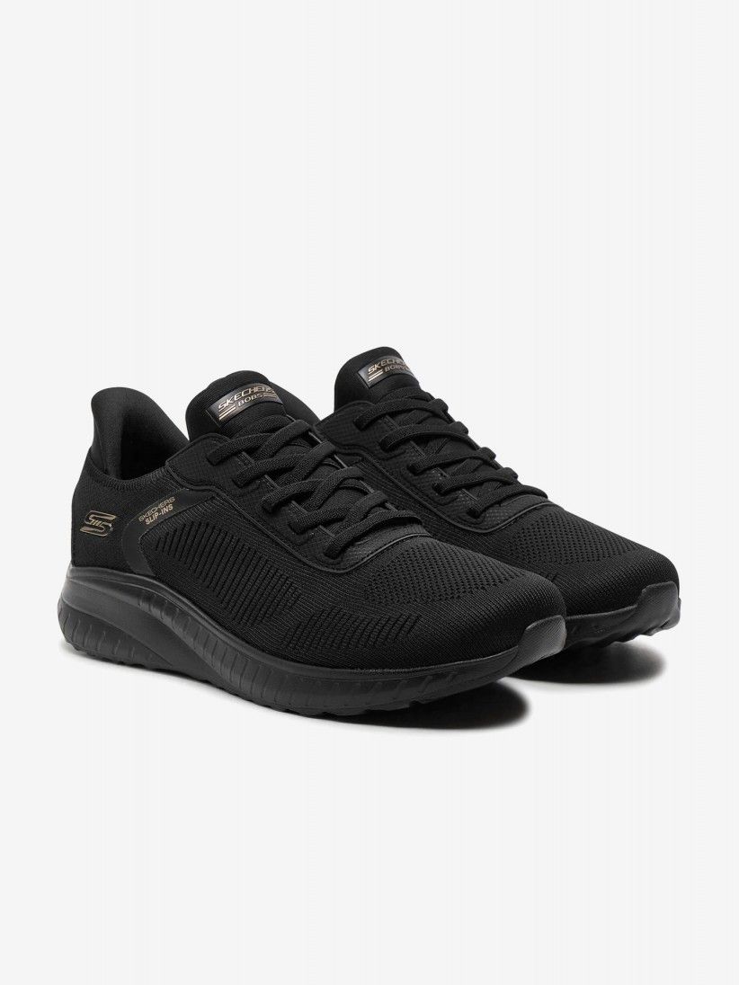 Sapatilhas Skechers Slip-ins Bobs Sport Squad Chaos Pretas