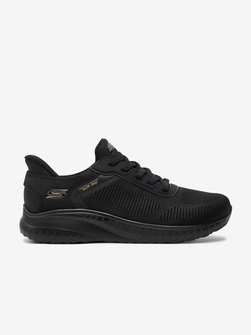 Sapatilhas Skechers Slip-ins Bobs Sport Squad Chaos Pretas