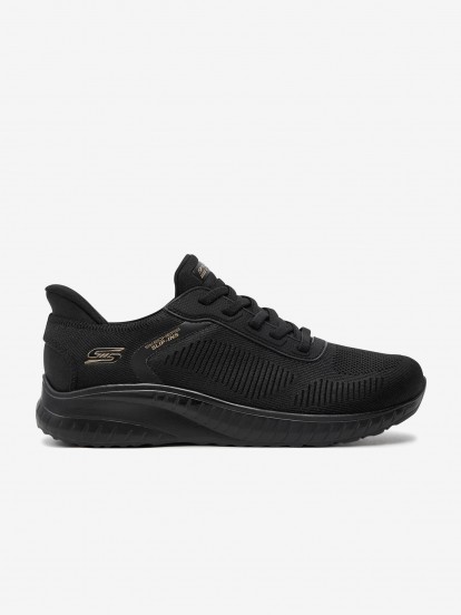 Skechers Slip-ins Bobs Sport Squad Chaos Black Sneakers