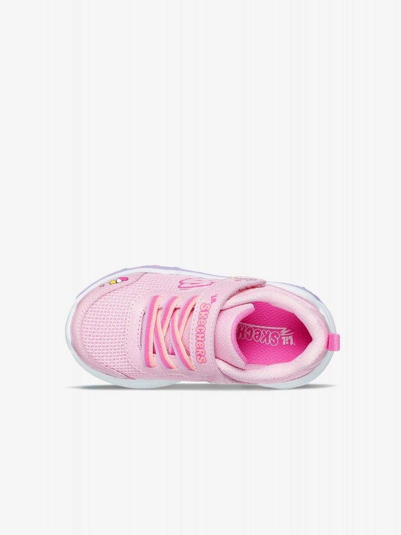 Sapatilhas Skechers Play Scene - Fun Squad Toddler Rosa