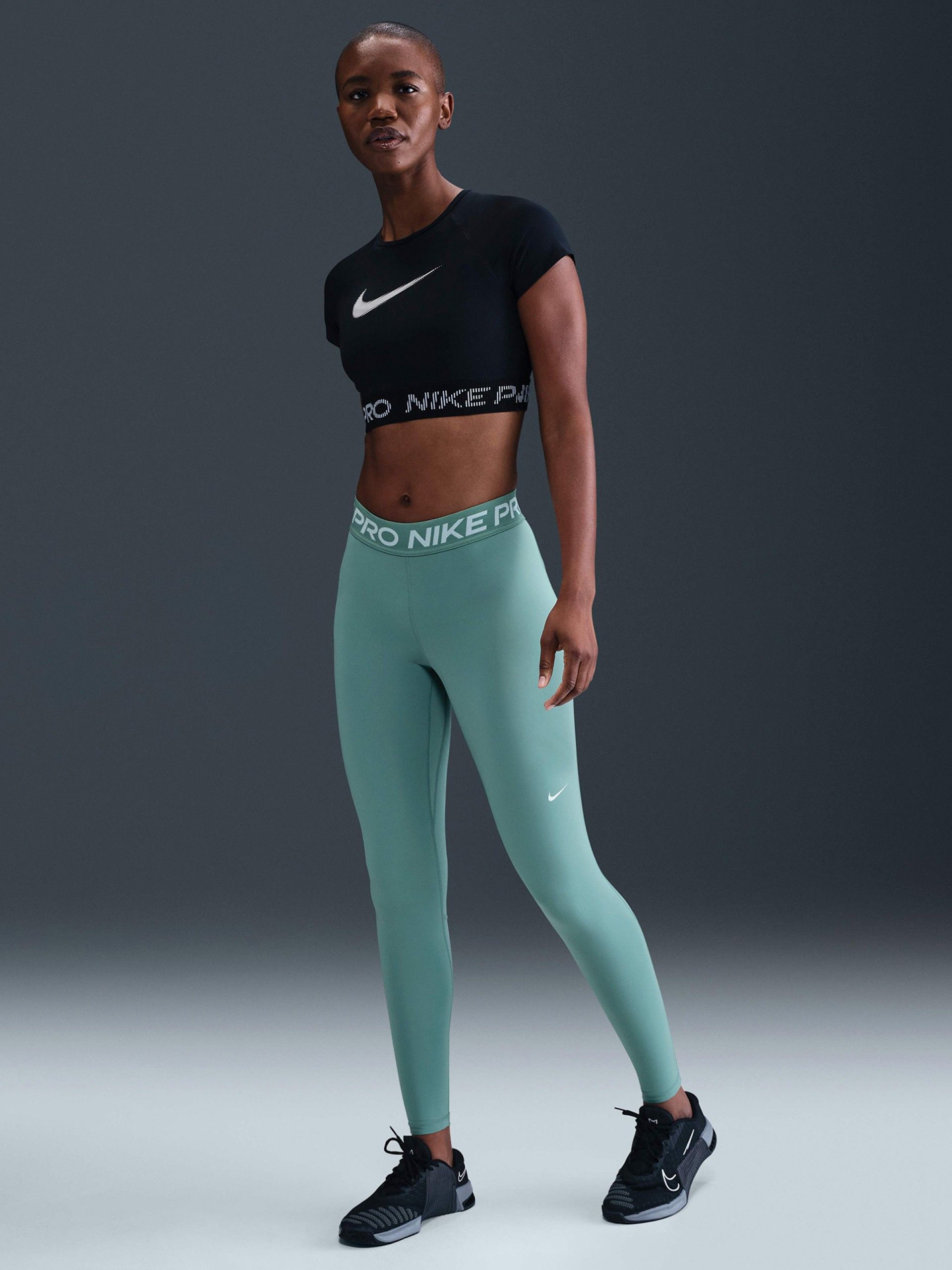 Leggings Nike Pro 365 Verdes Para Mulher