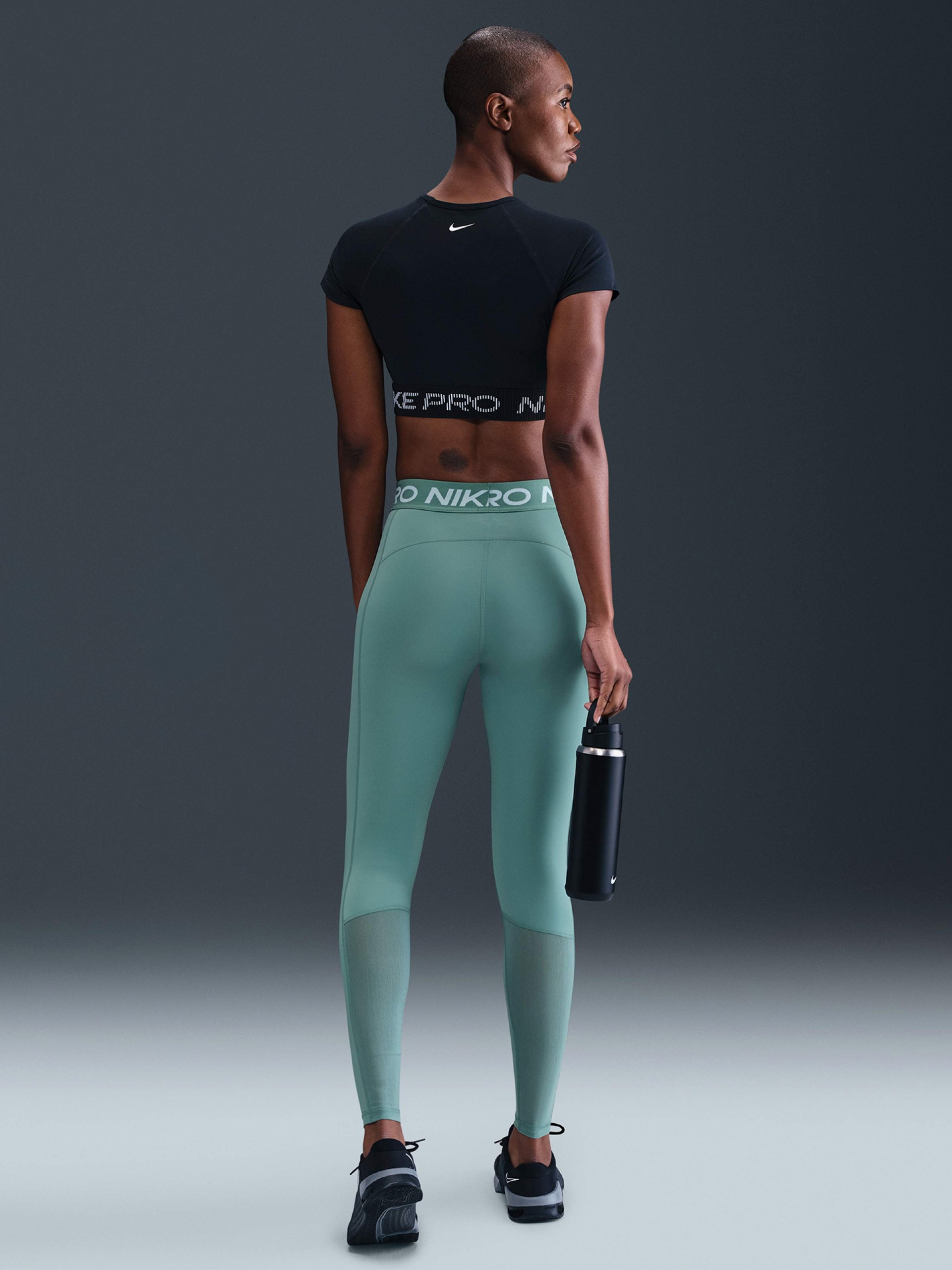 Nike Pro 365 Green Leggings For Women