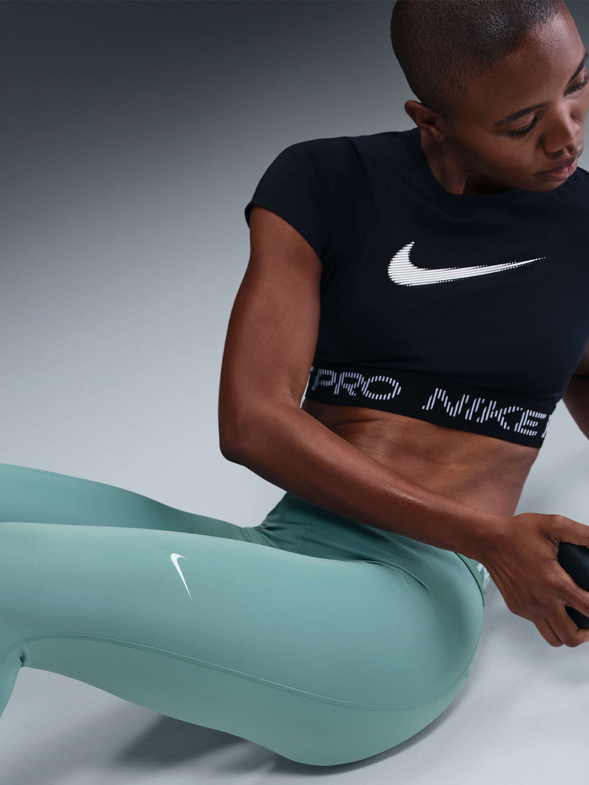 Leggings Nike Pro 365 Verdes Para Mulher