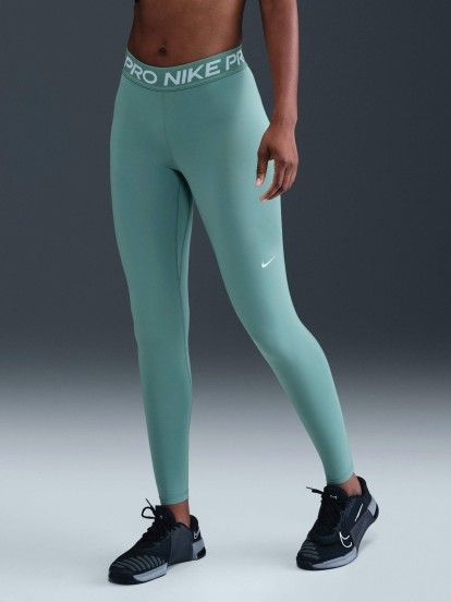 Nike Pro 365 Green Leggings For Women