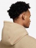 Camisola com Capuz Nike Club Fleece Bege Para Homem