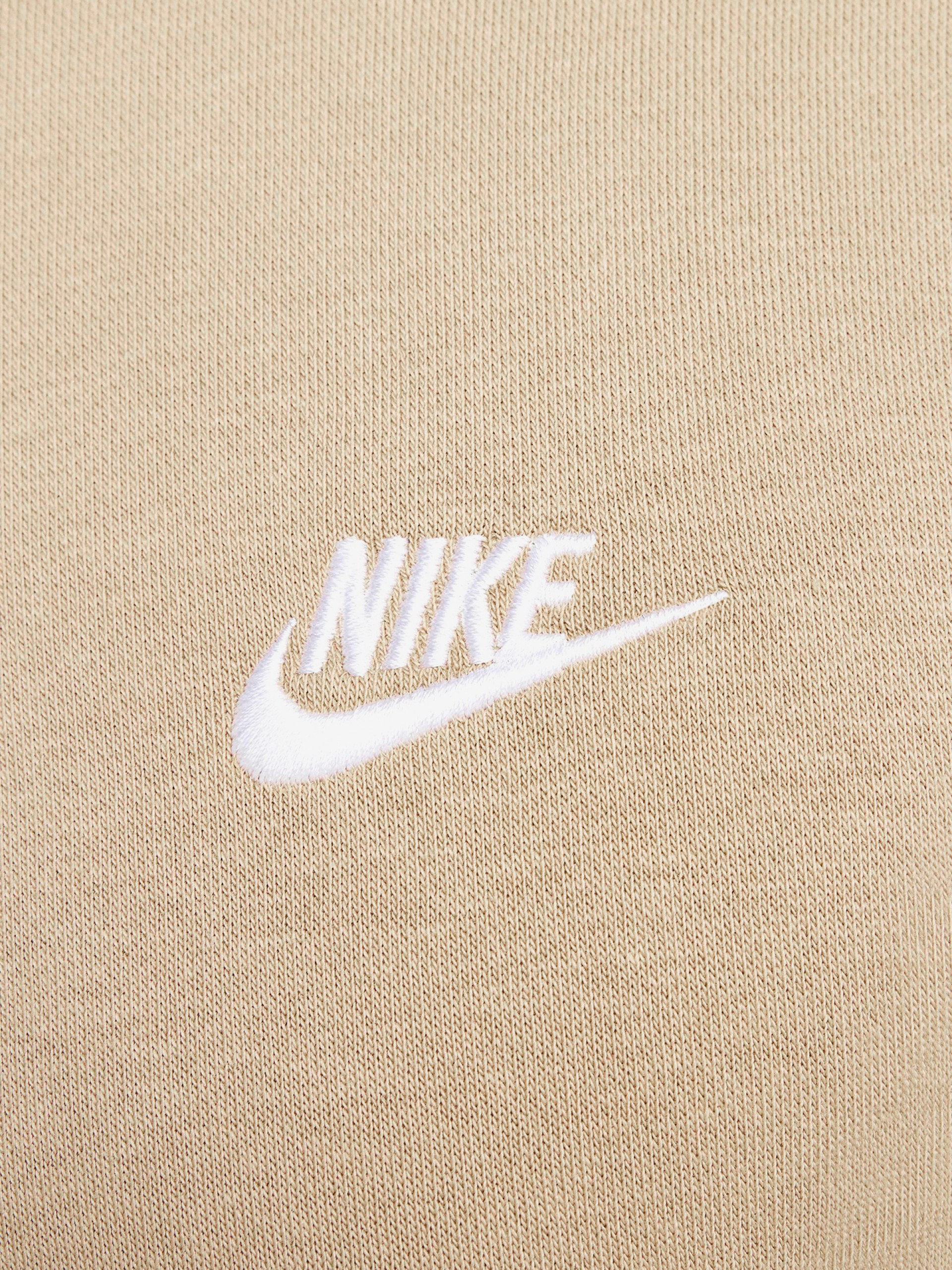 Nike Club Fleece Beige Hoodie For Men