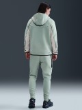 Calas Nike Tech Fleece Slim Fit Verdes e Bege Para Homem