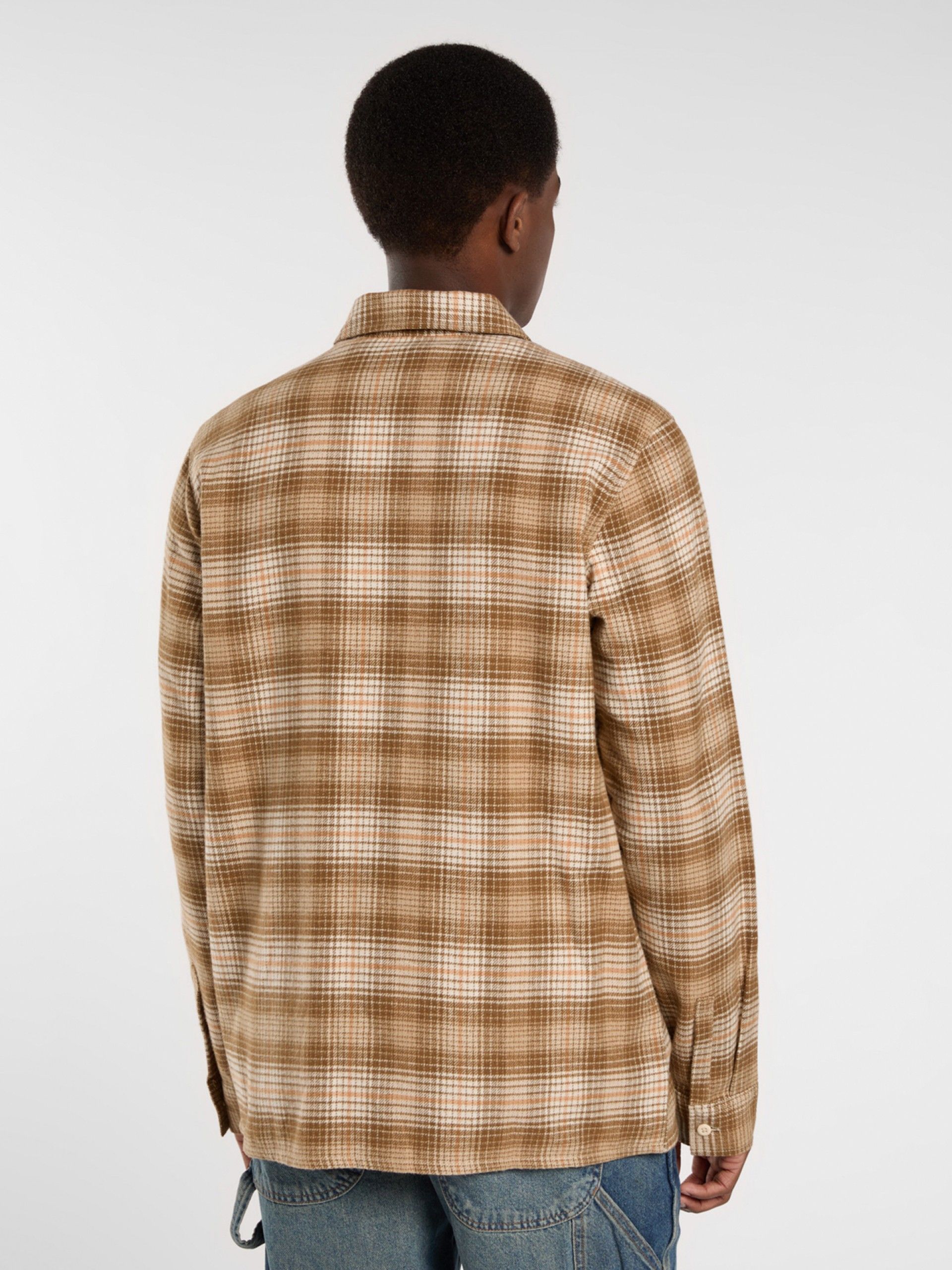 Camisa Dickies Forest Check Padrão Xadrez Camel