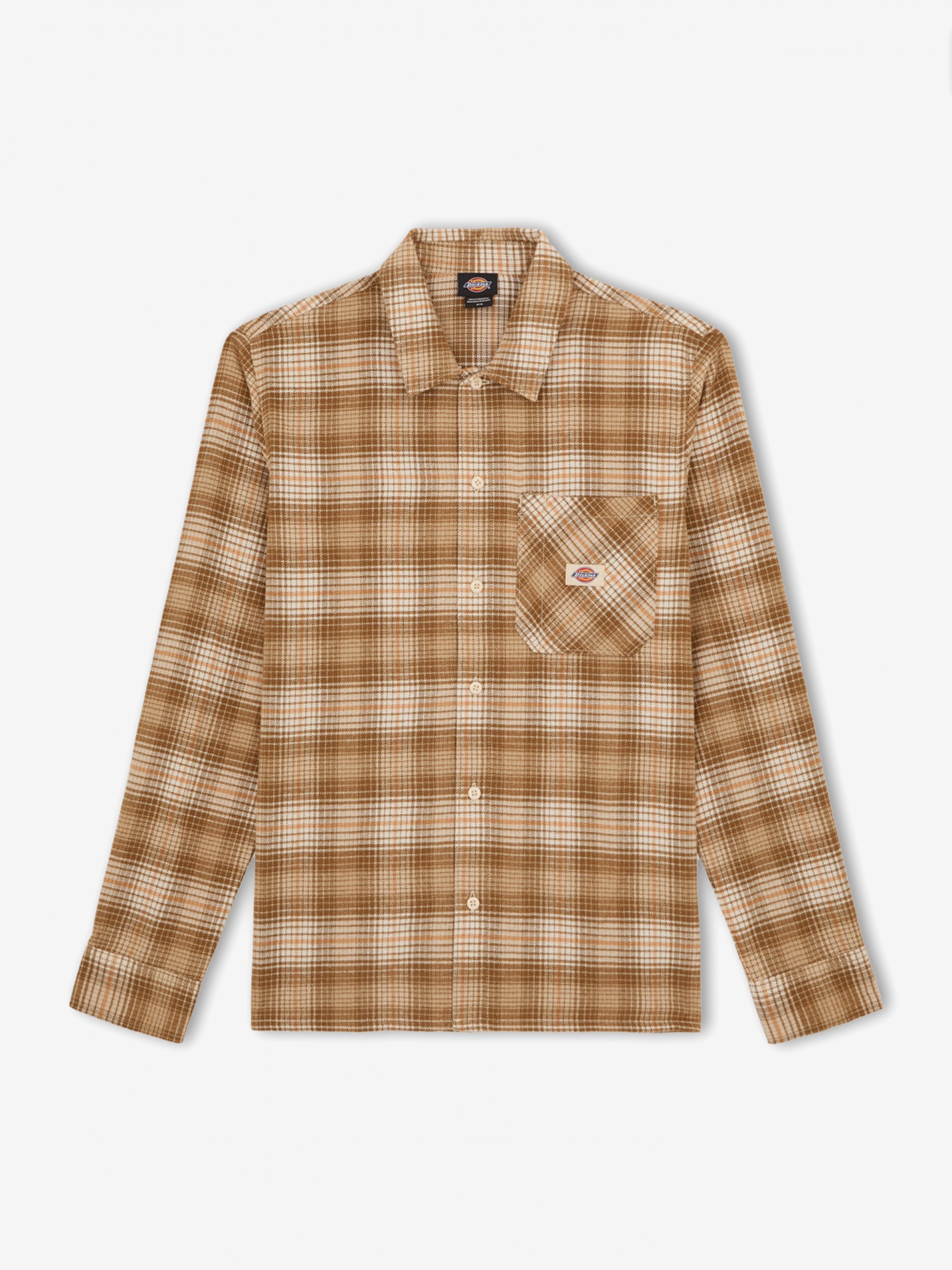 Camisa Dickies Forest Check Padrão Xadrez Camel