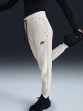 Pantalones Nike Sportswear Tech Fleece Mid-Rise Blancos Para Mujer
