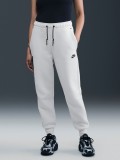 Calas Nike Sportswear Tech Fleece Mid-Rise Brancas Para Mulher