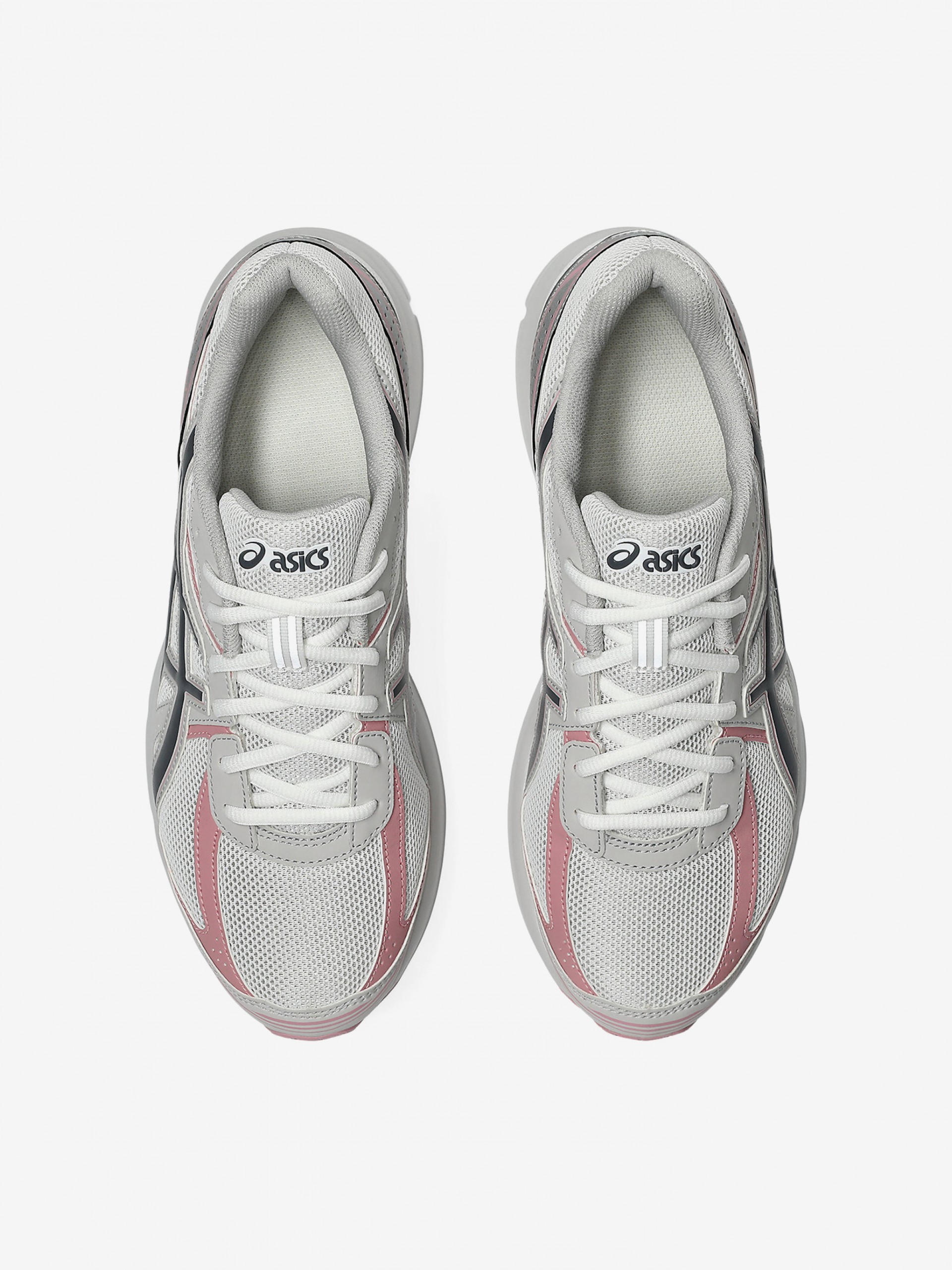 Asics Jog 100S Grey and Pink Sneakers