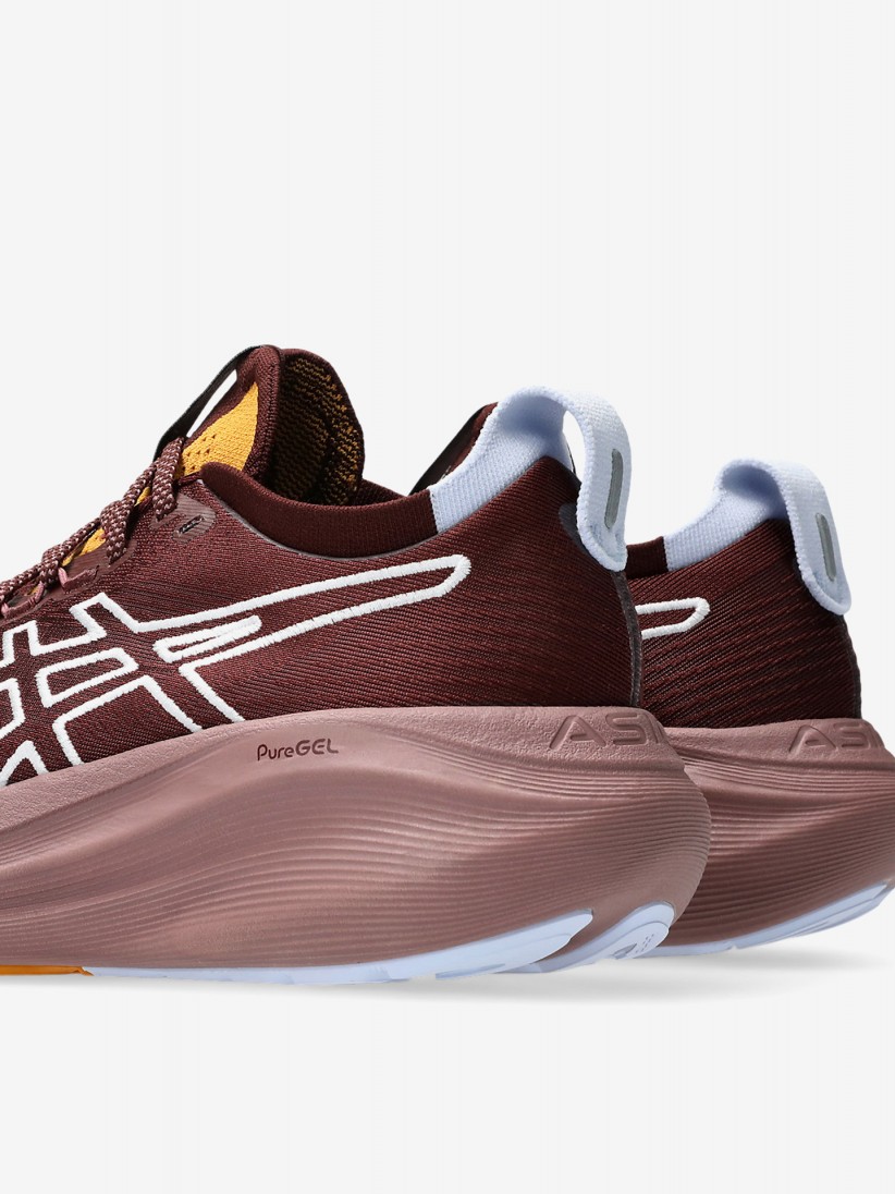 Sapatilhas de Running Asics GEL-Nimbus 27 TR Castanhas