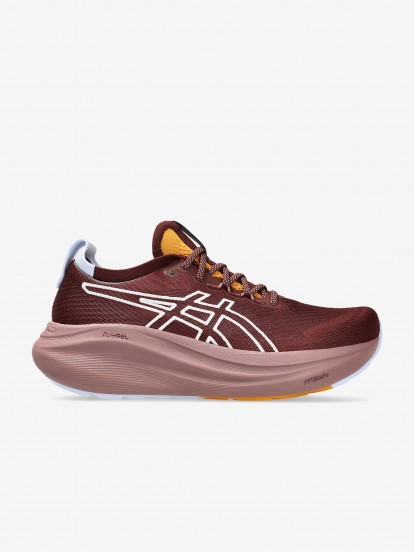 Sapatilhas de Running Asics GEL-Nimbus 27 TR Castanhas