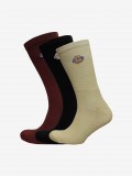 Meias Dickies Valley Grove Bordeaux/Pretas/Caqui