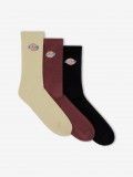 Meias Dickies Valley Grove Bordeaux/Pretas/Caqui