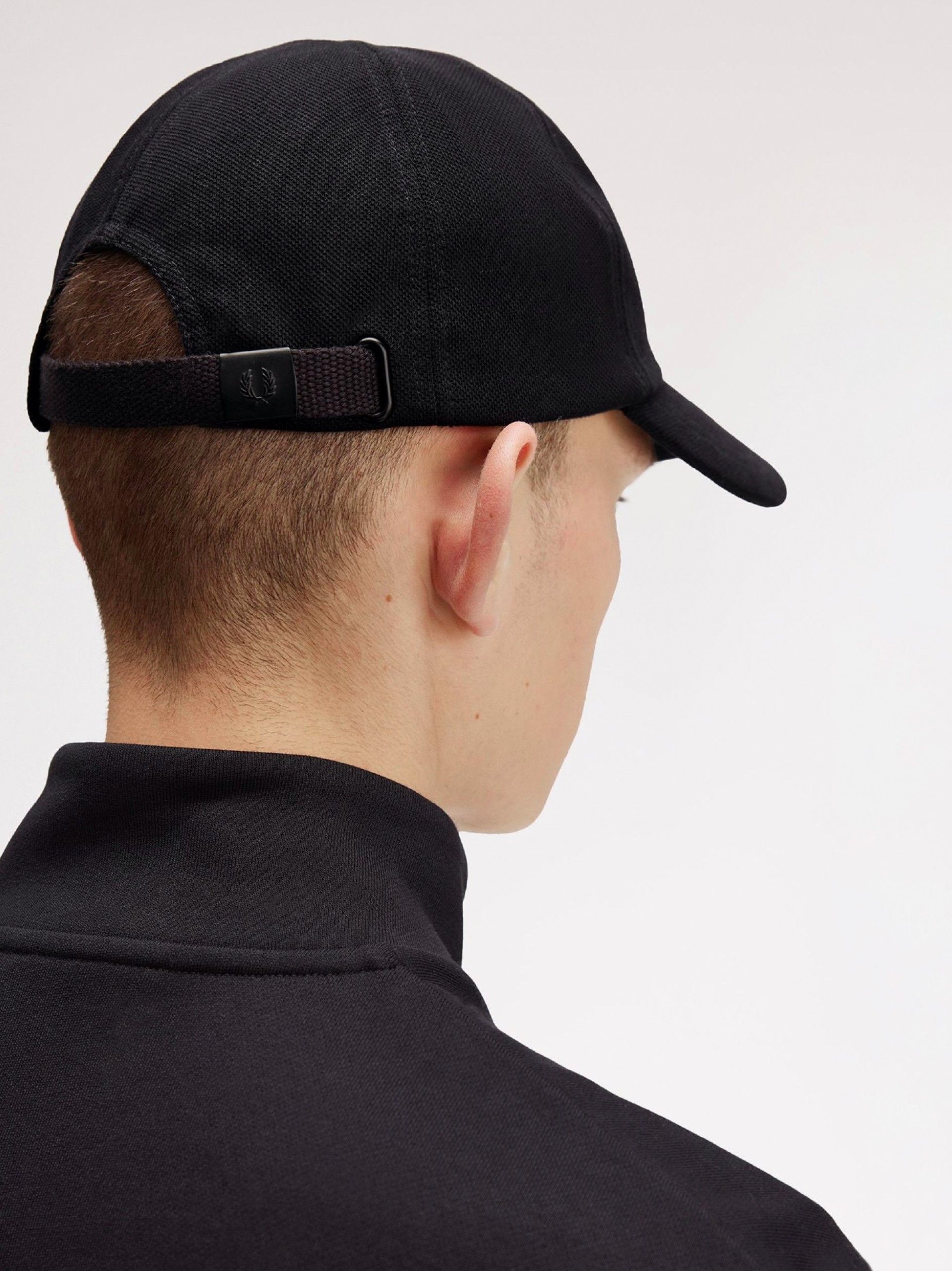 Gorra Fred Perry Classic Piqué Negra