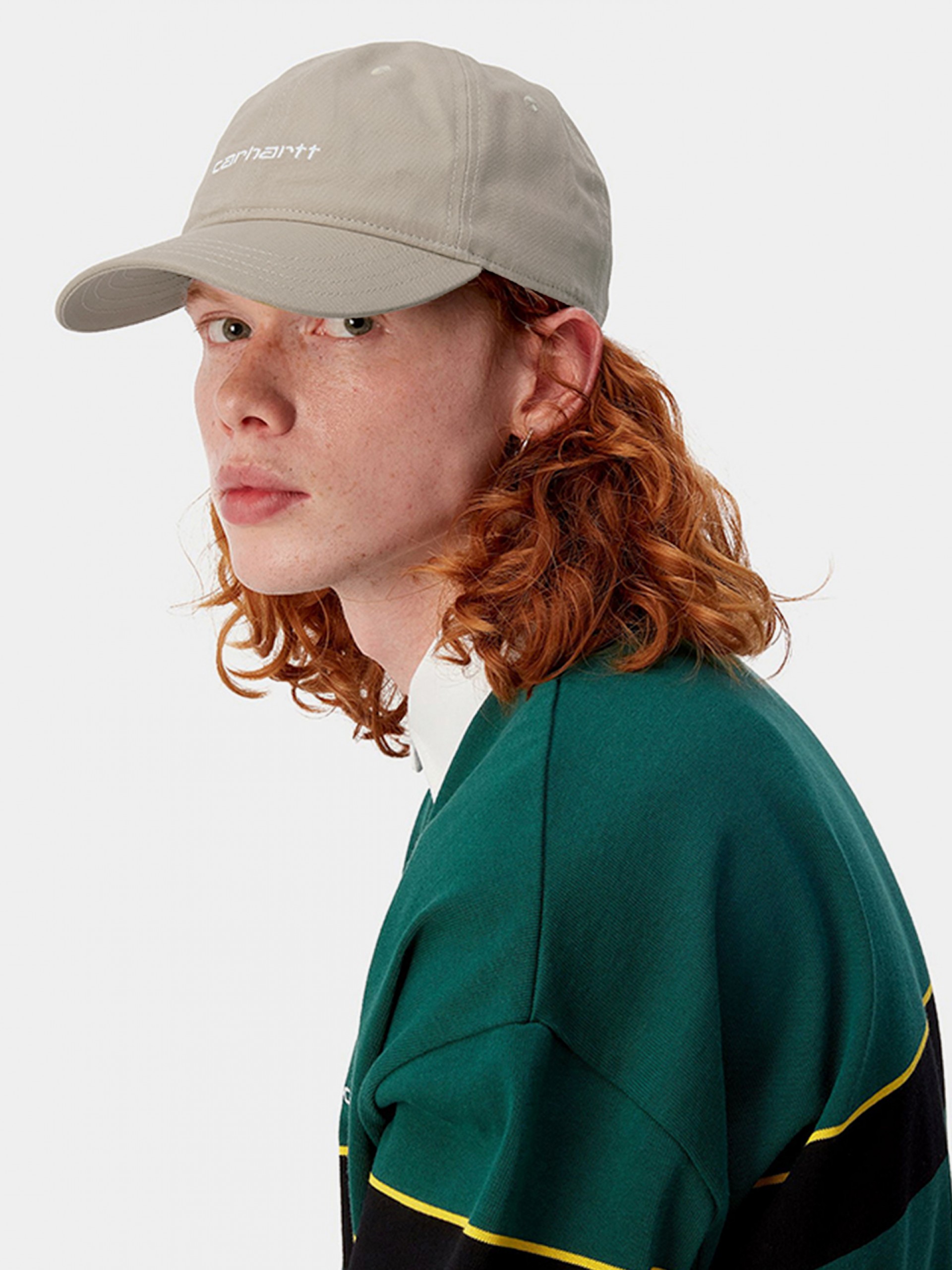 Boné Carhartt WIP Canvas Script Bege