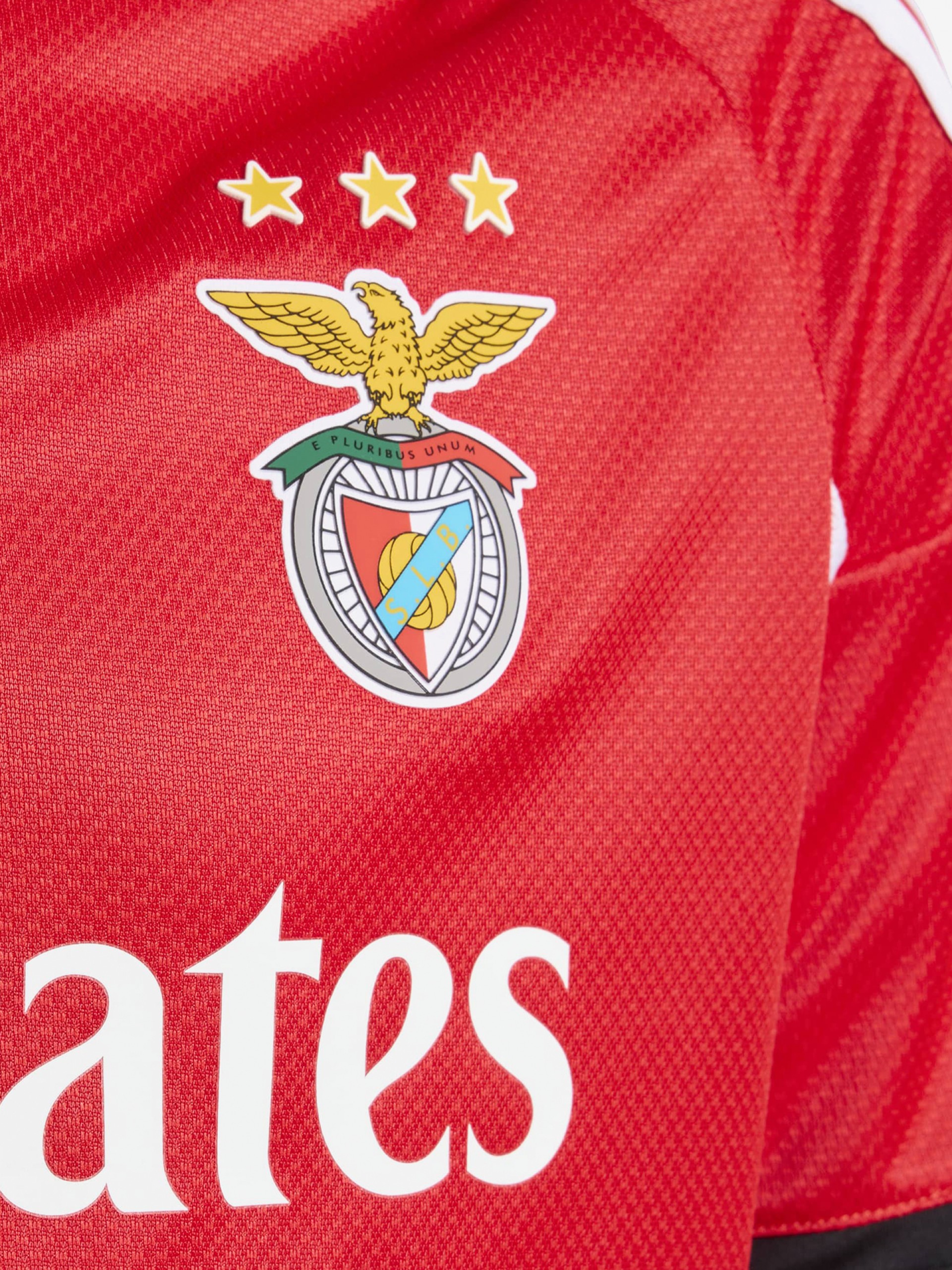 Equipación Adidas S. L. Benfica Principal Júnior 25/26