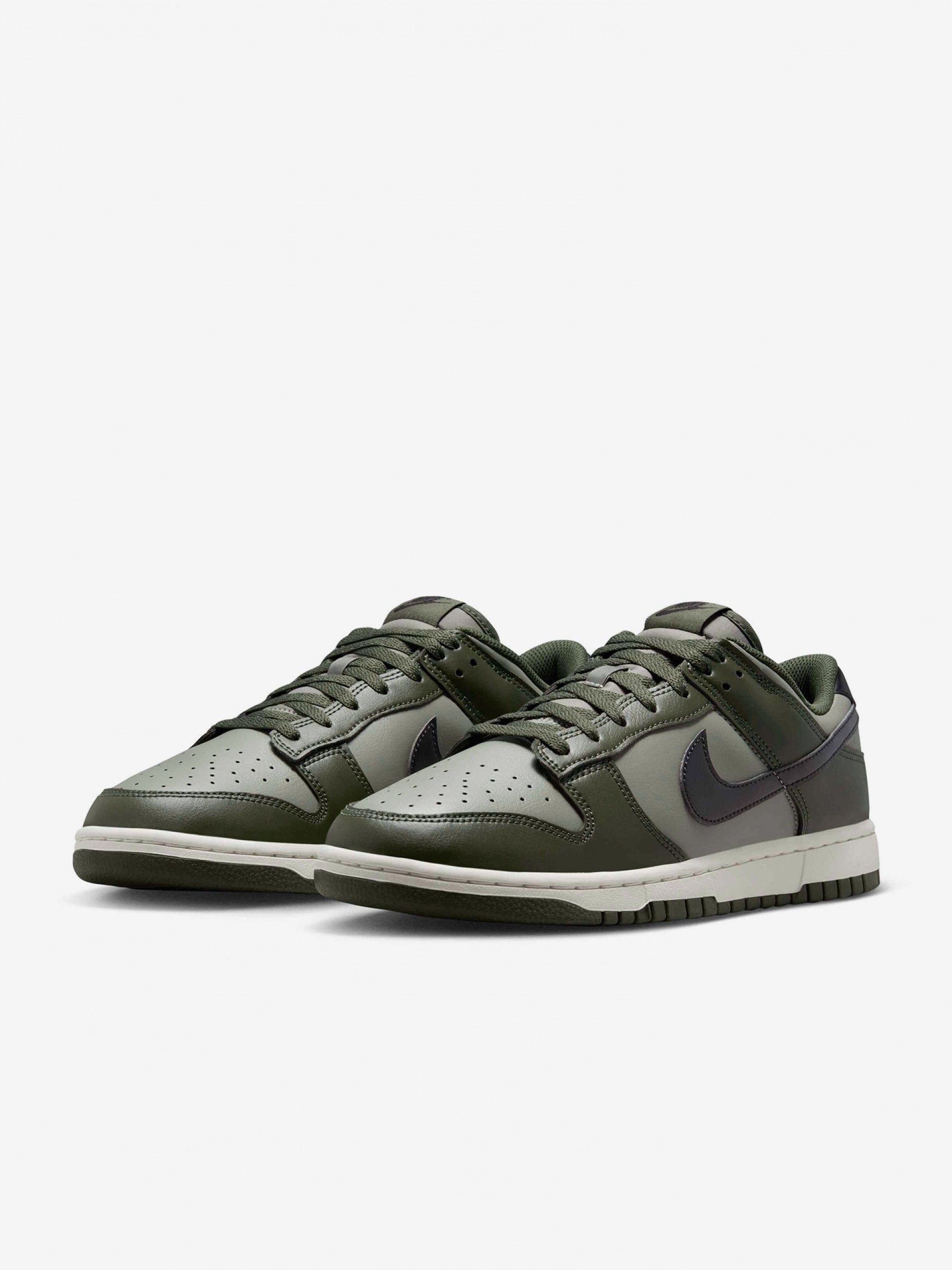 Zapatillas Nike Dunk Low Retro Verdes y Negras Para Hombre