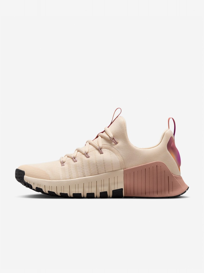 Sapatilhas de Treino Nike Free Metcon 6 SE Bege e Rosa Para Mulher