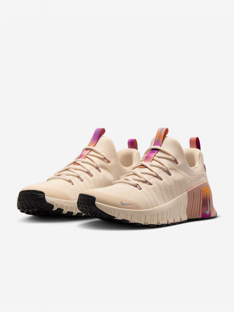 Sapatilhas de Treino Nike Free Metcon 6 SE Bege e Rosa Para Mulher