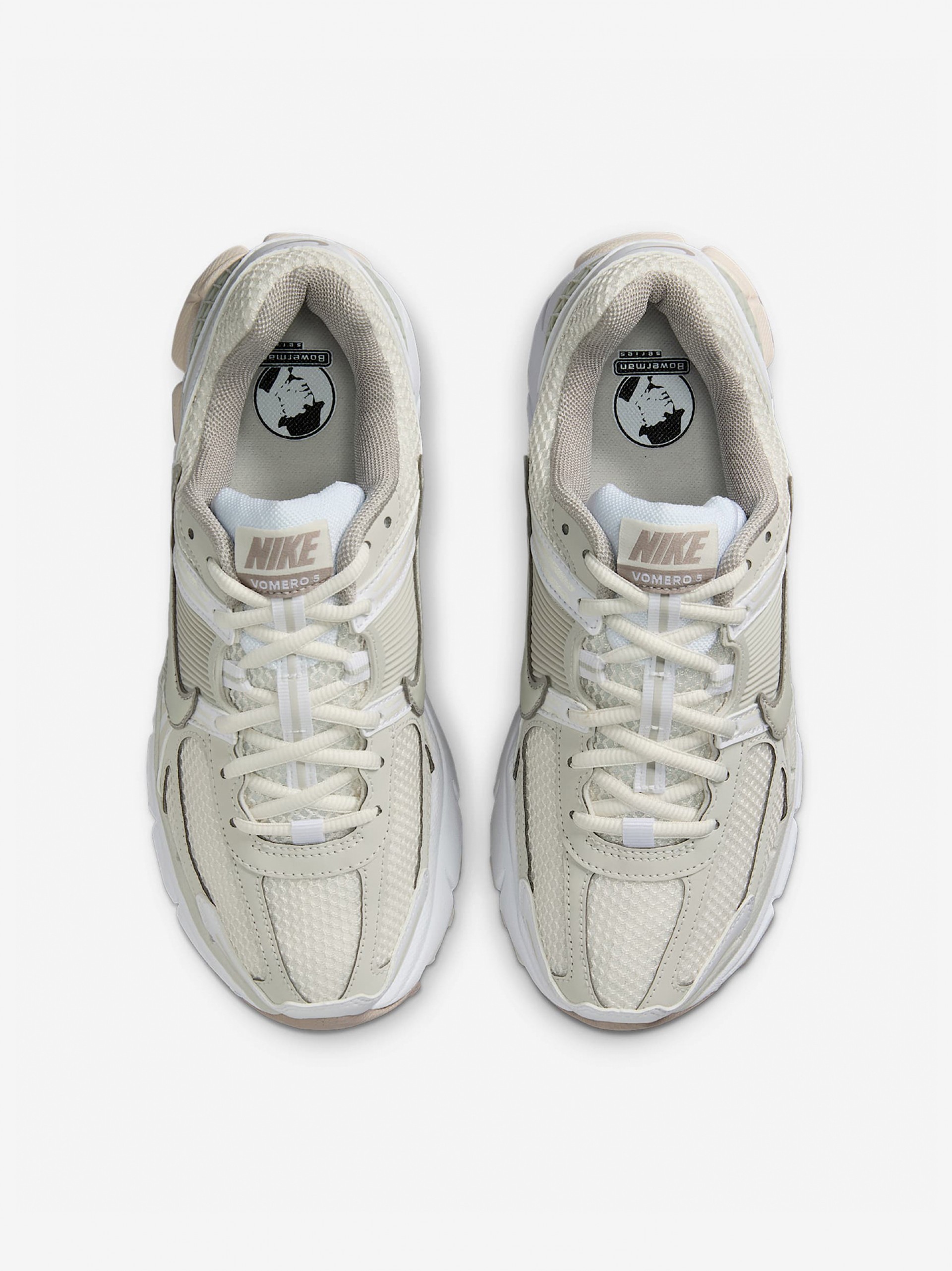 Nike Zoom Vomero 5 Beige and White Sneakers For Women